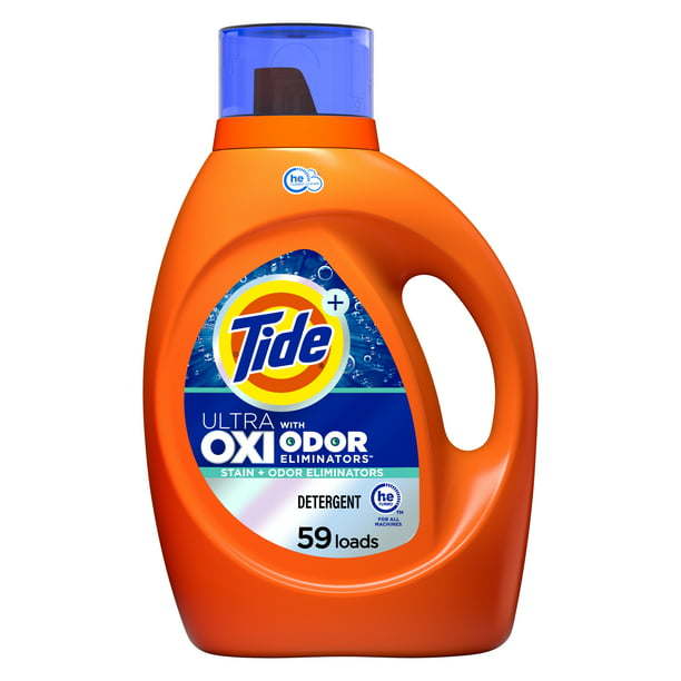 Tide Ultra OXI with Odor Eliminators Liquid Laundry Detergent;  92 oz