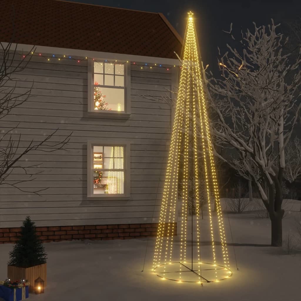 Christmas Cone Tree Warm White 1134 LEDs 8x26 ft