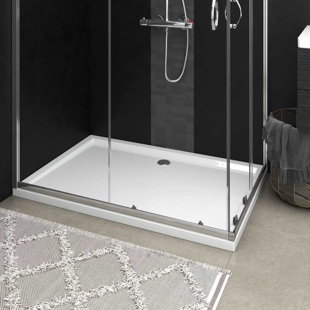 Rectangular ABS Shower Base Tray White 31.5"x47.2"