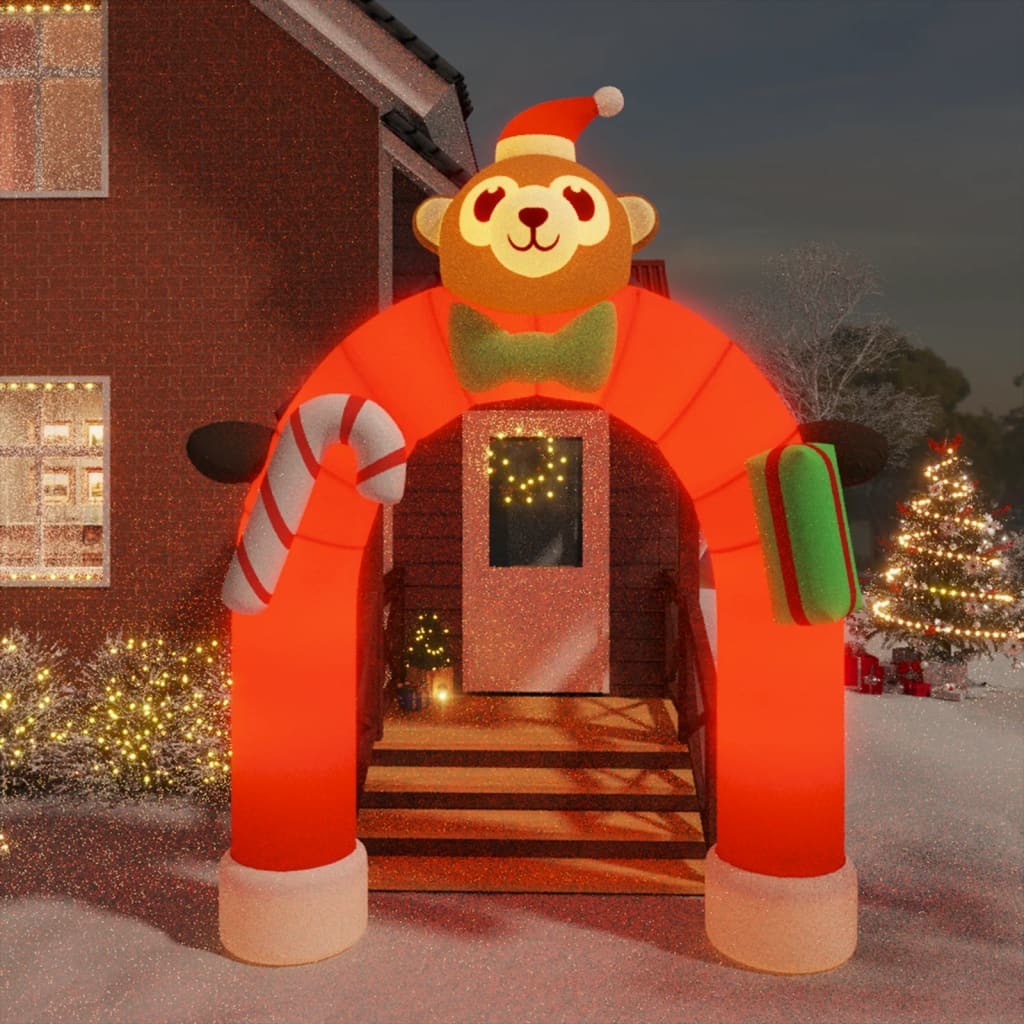 Christmas Inflatable Arch Gate LED 149.6"