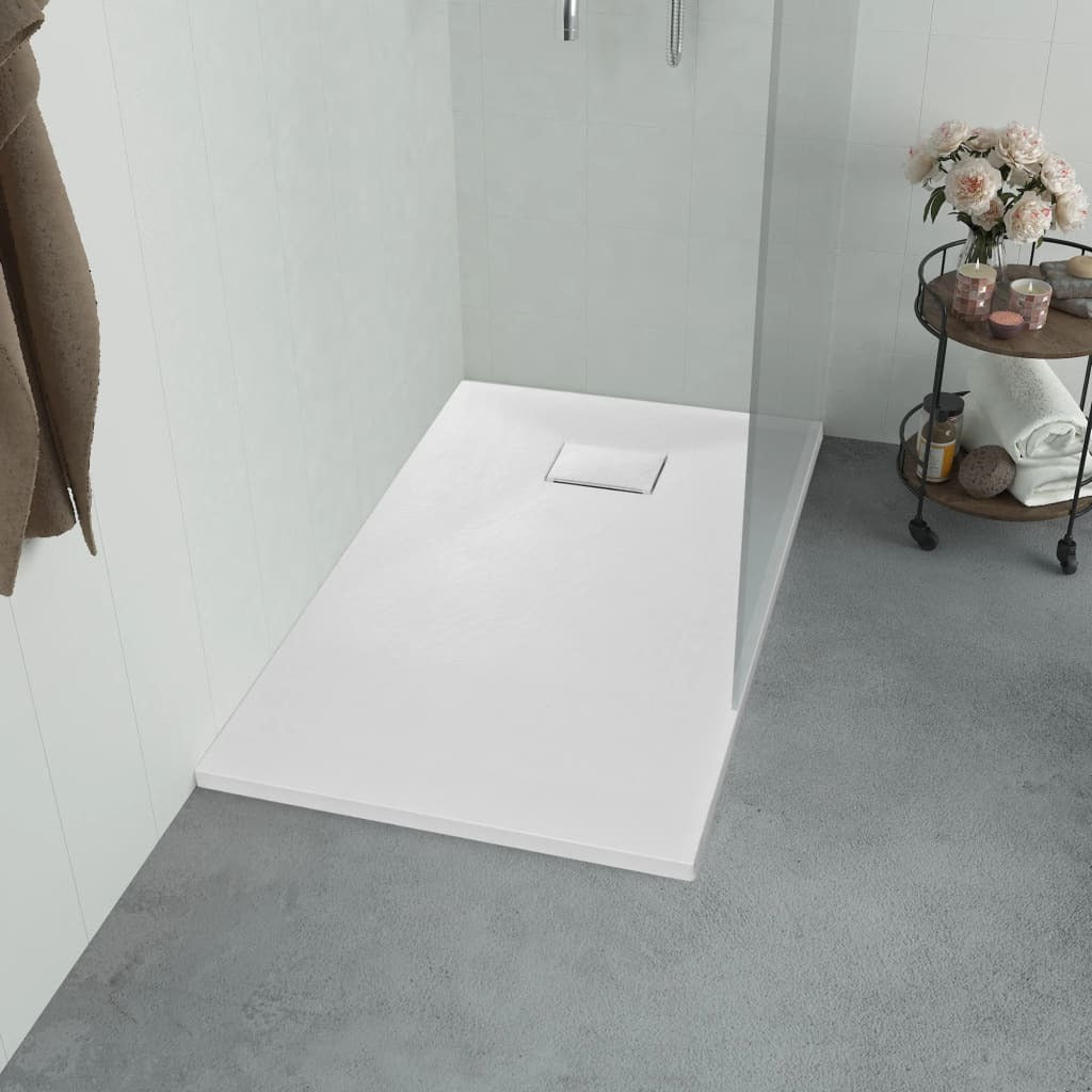 Shower Base Tray SMC White 35.4"x31.5"