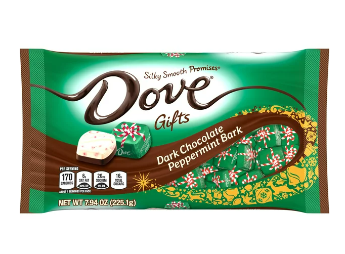 Dove Promises Peppermint Bark Dark Chocolate Candy - 7.94 Oz