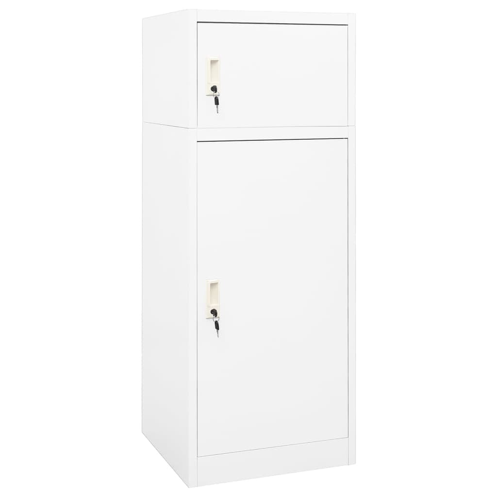 Saddle Cabinet White 20.9"x20.9"x55.1" Steel