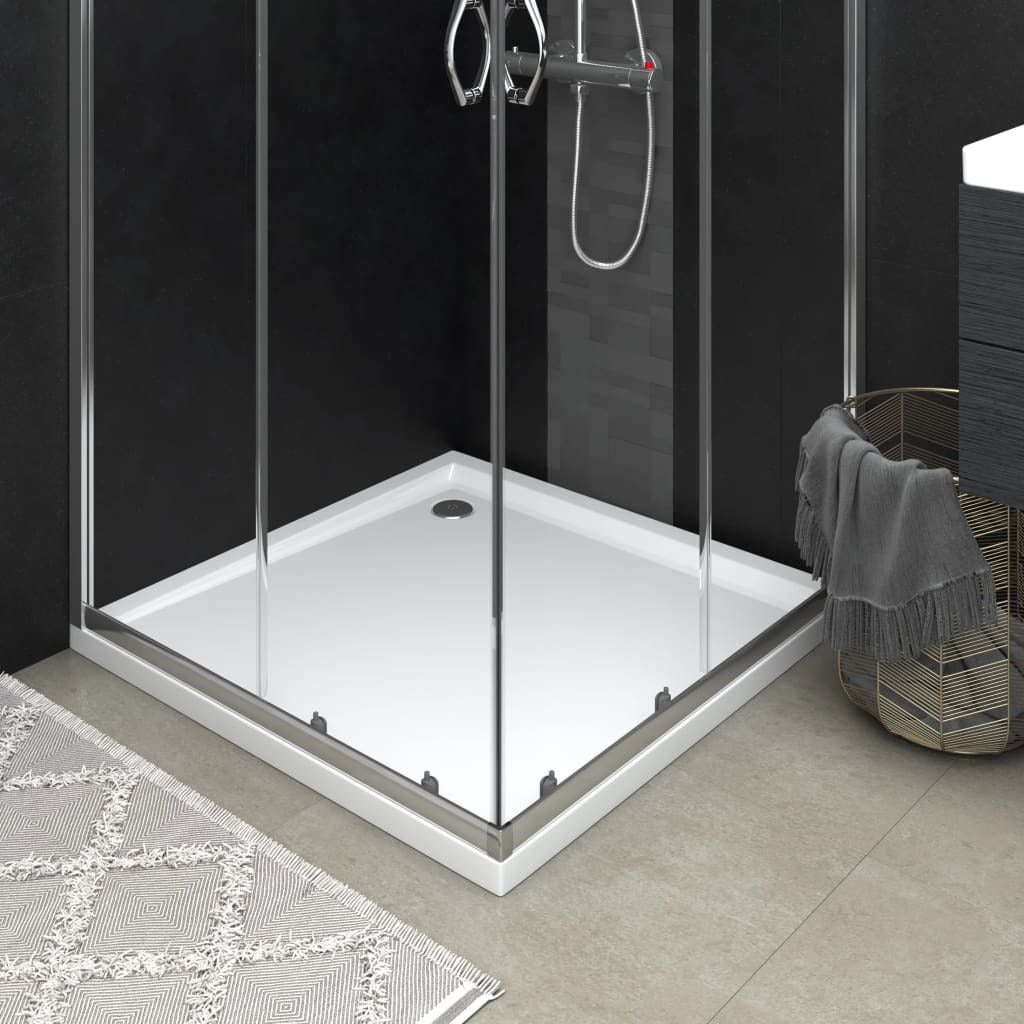 Square ABS Shower Base Tray White 31.5"x31.5"