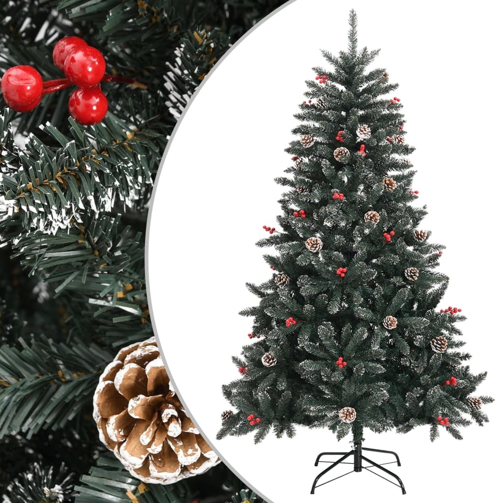 Artificial Christmas Tree with Stand Green 47.2" PVC