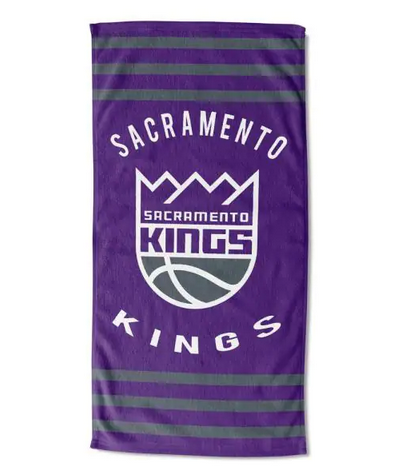 King OFFICIAL National Basketball Association; "Stripe" 30"x 60" Beach Towel - by The Northwest Company