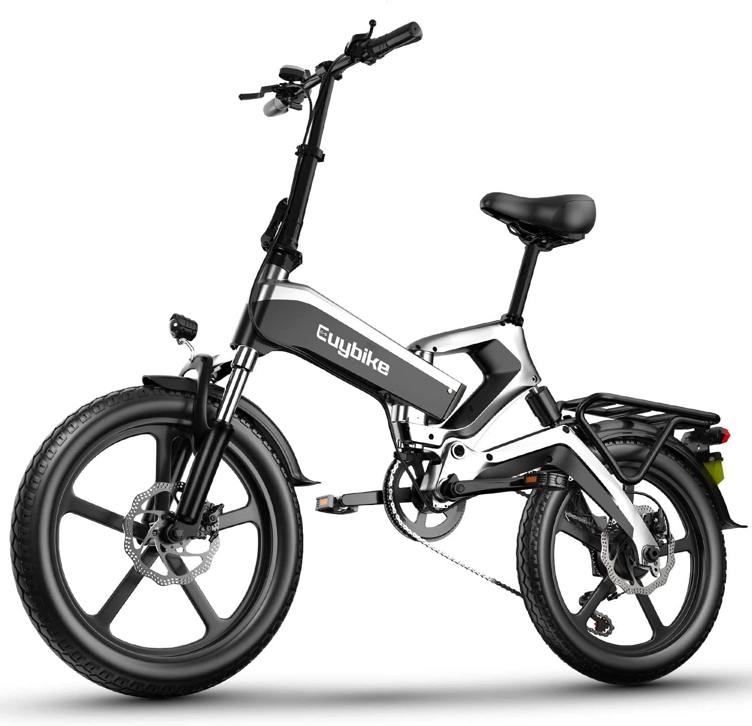 20'K6 Electric Bike for Adults; Ebike with 500W Motor 48V 10AH/12.8Ah Battery;  E Bikes Shimano 7-Speed and Dual Shock Absorber Folding Electric Road Bicycle for Urban Commuting