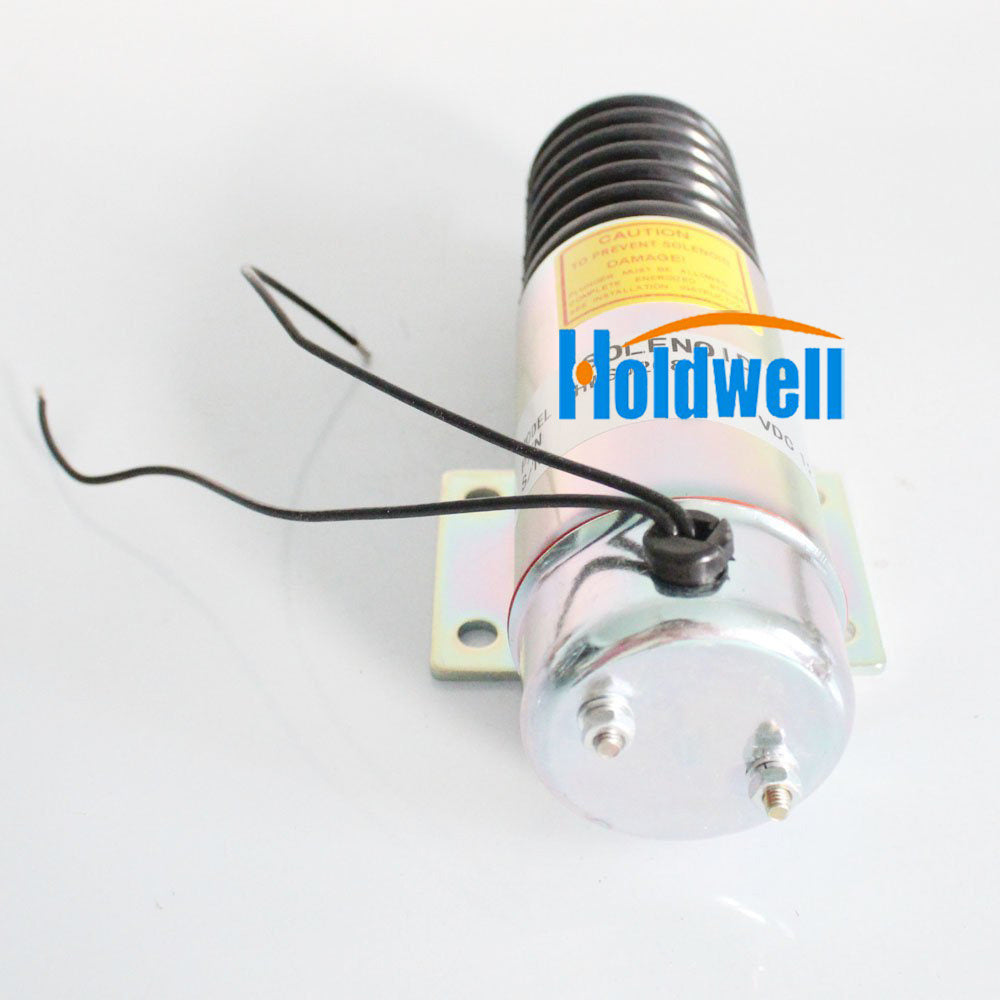 Holdwell Switch Dual Coil Pull Throttle Solenoid D513-A32V12 for Genie JLG 12V