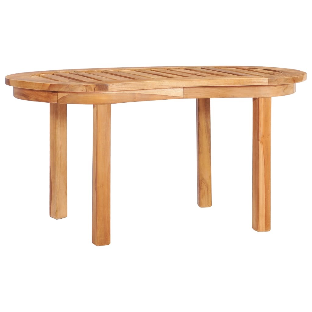 Coffee Table 35.4"x19.7"x17.7" Solid Teak Wood