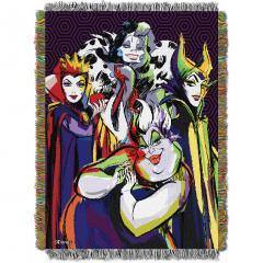 Villains - Villainous Group Licensed 48"x 60" Woven Tapestry Throw by The Northwest Company