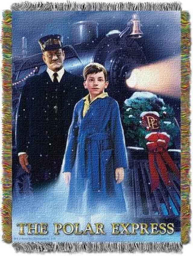 Polar Express - We Believe Licensed Holiday 48"x 60" Woven Tapestry Throw by The Northwest Company