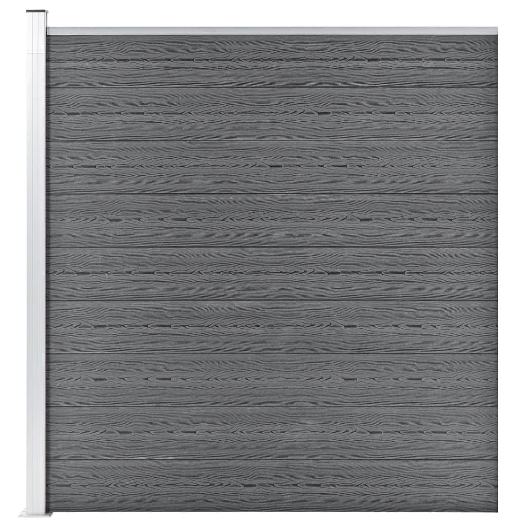 Garden Fence WPC 68.9"x73.2" Gray