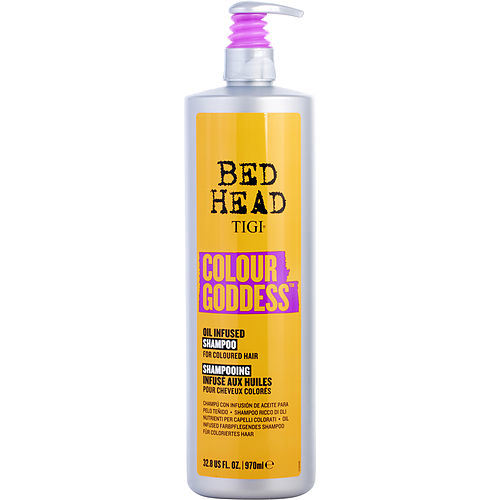 BED HEAD by Tigi COLOUR GODDESS OIL INFUSED SHAMPOO FOR COLOURED HAIR 32.8 OZ