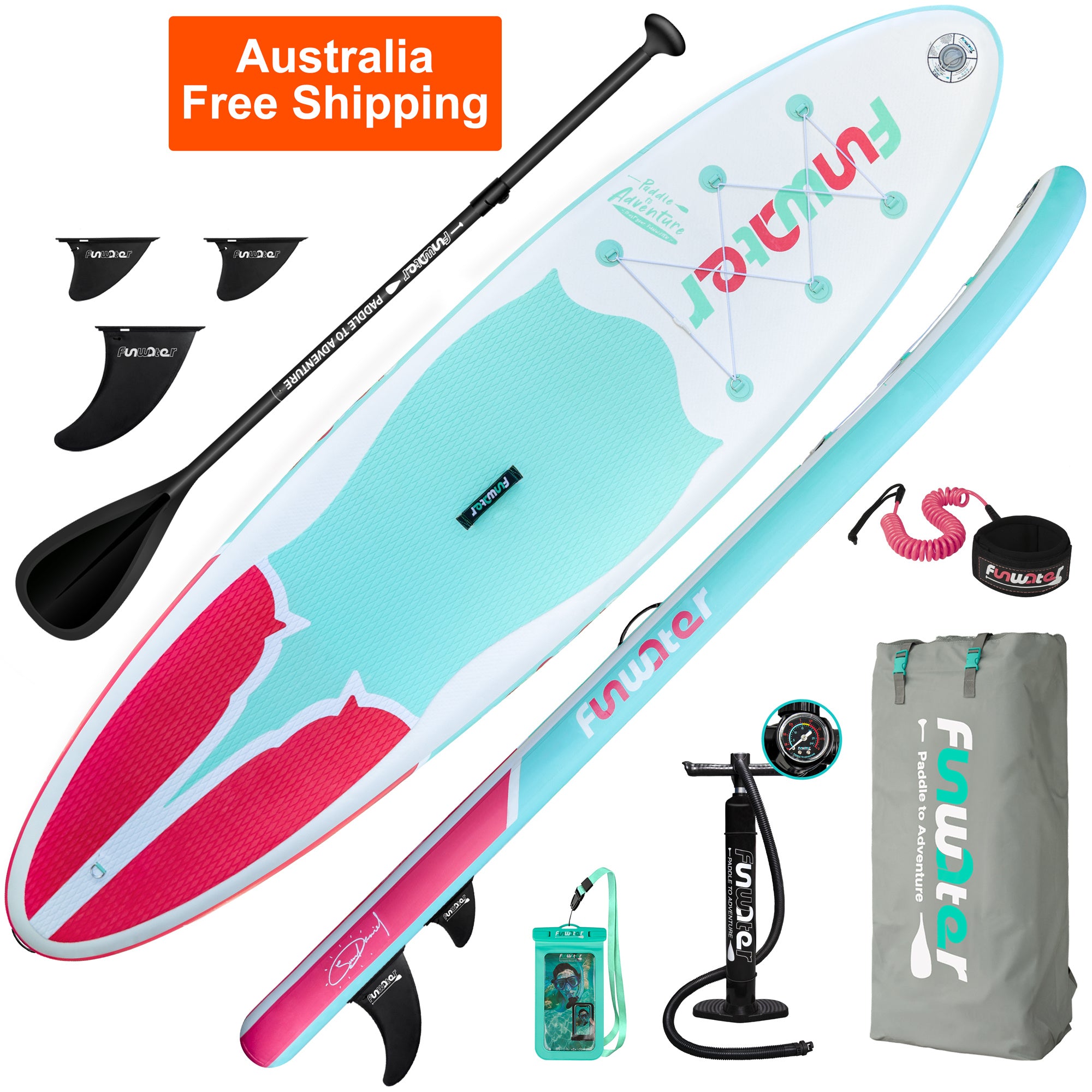 Free Shipping Dropshipping Australia Warehouse Have Stock SUP Stand Up Paddle Board 11'x32''x6'' Inflatable Paddleboard Soft Top Surfboard with ISUP  Sup Board Surfing Board Wakeboard Water Sports