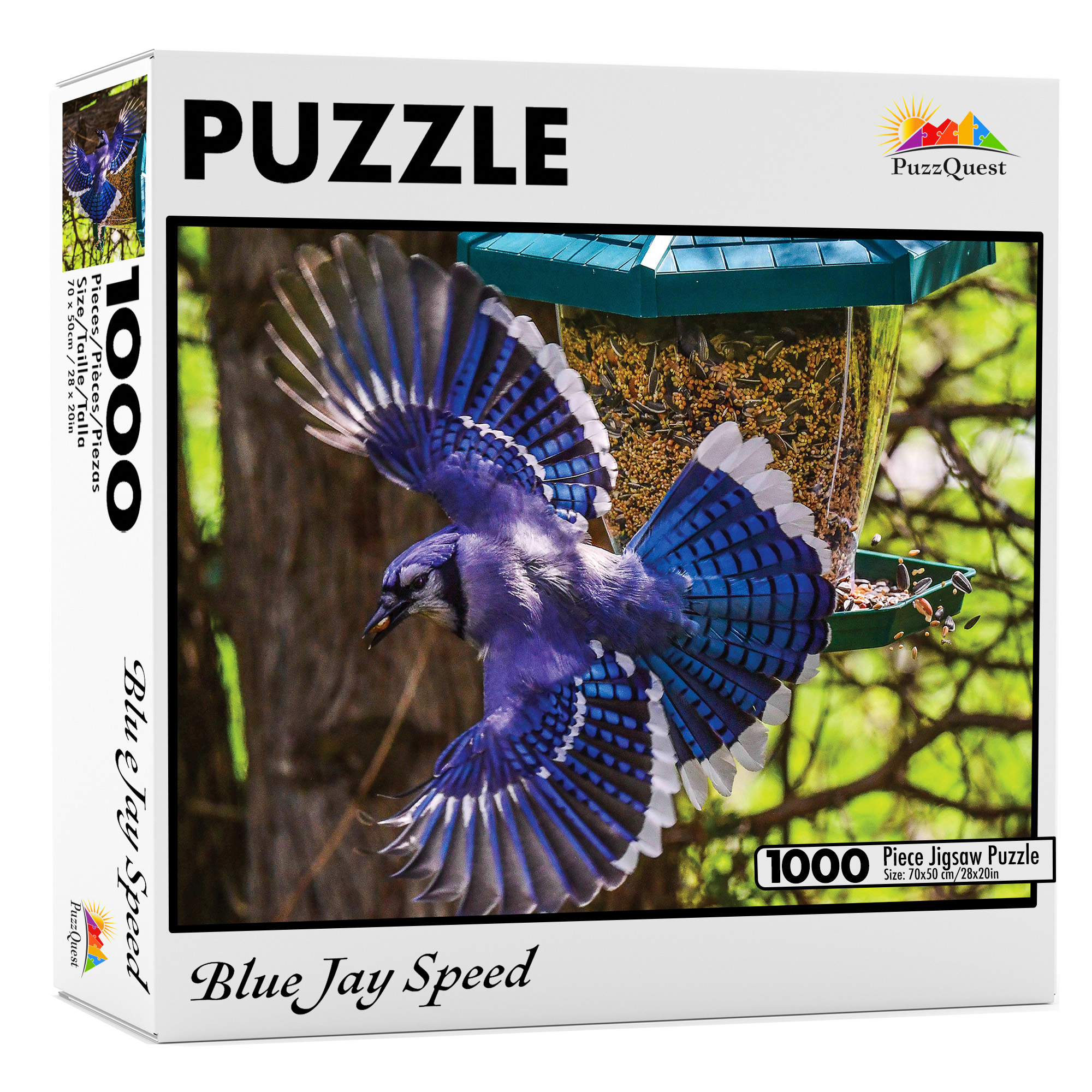 Blue Jay Speed 1000 Piece Fine Art Jigsaw Puzzle for Teens and Adults