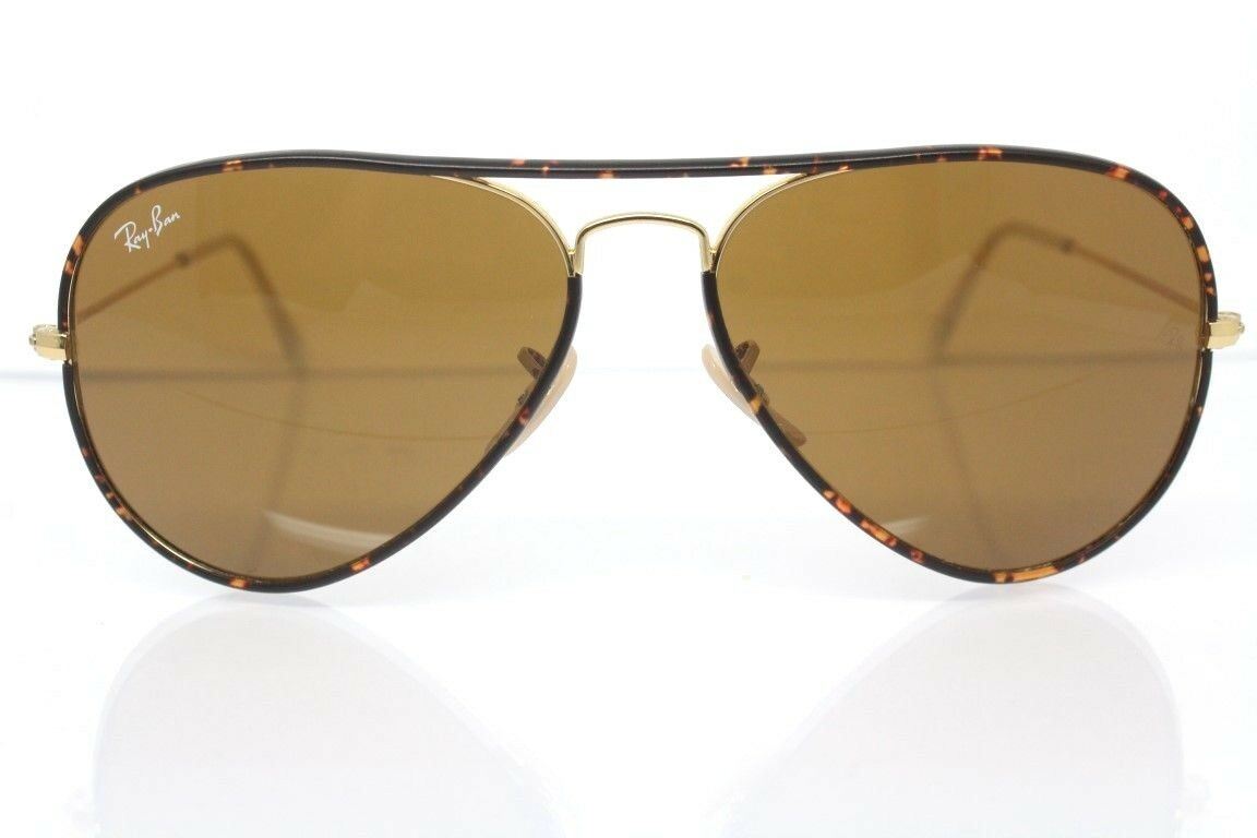 Ray Ban  RB JM FULL COLOR  3025 001 Aviator BROWN / Hanana  / Tortoise Color ,  SIZE  - 58mm