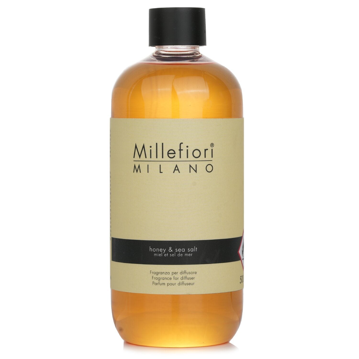 MILLEFIORI - Natural Fragrance For Diffuser Refill - Honey & Sea Salt 697277 500ml/16.9oz