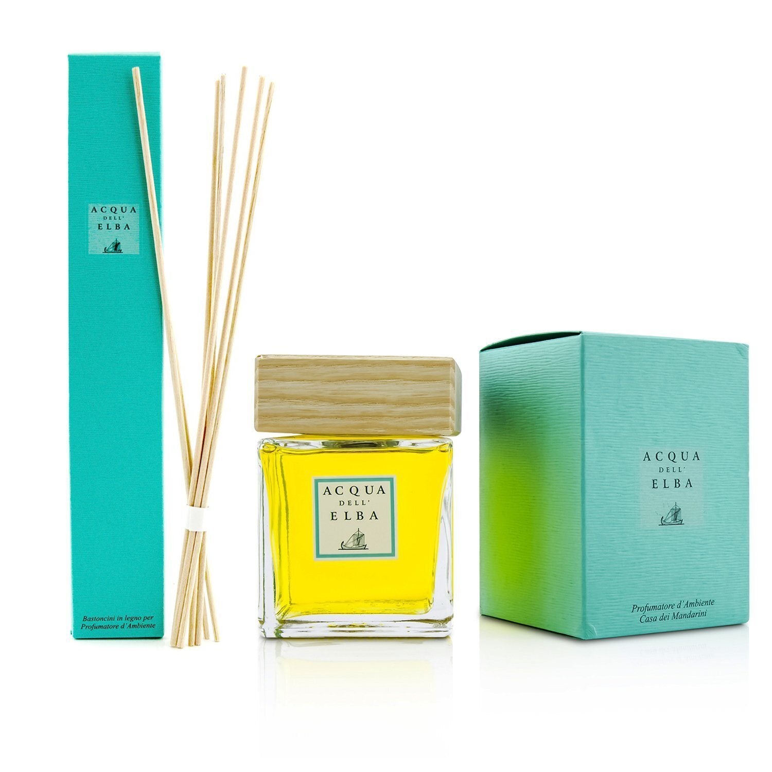 ACQUA DELL'ELBA - Home Fragrance Diffuser - Casa Dei Mandarini 200ml/6.8oz