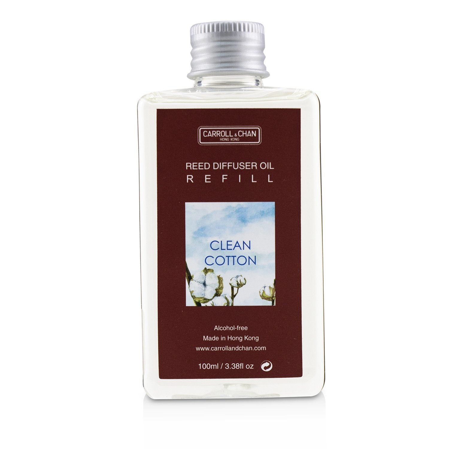 CARROLL & CHAN - Reed Diffuser Refill - Clean Cotton 100ml/3.38oz