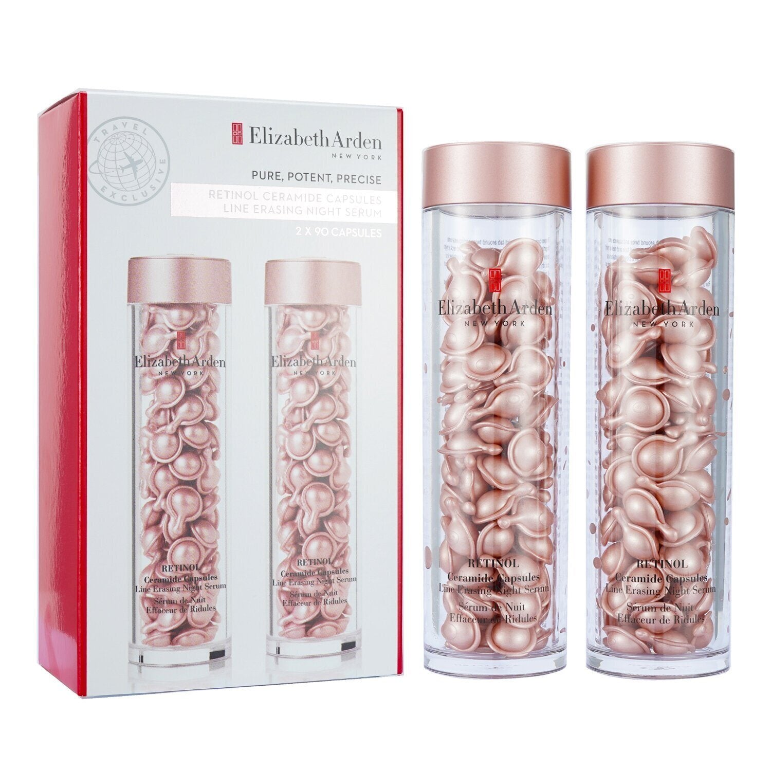 ELIZABETH ARDEN - Ceramide Retinol Capsules - Line Erasing Night Serum Duo 19484/A0127958 2x90caps