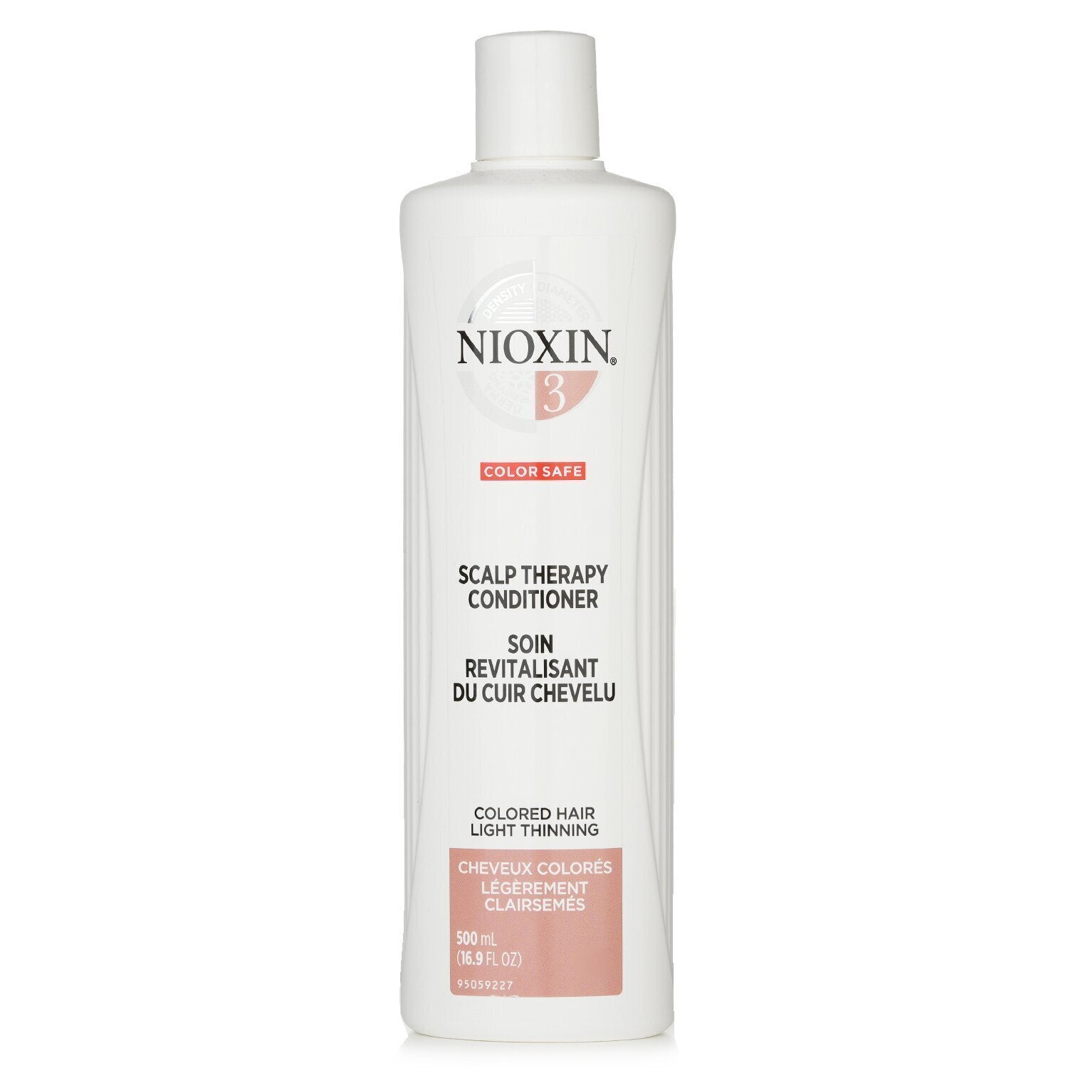 NIOXIN - Density System 3 Scalp Therapy Conditioner (Colored Hair, Light Thinning, Color Safe) 305059 500ml/16.9oz