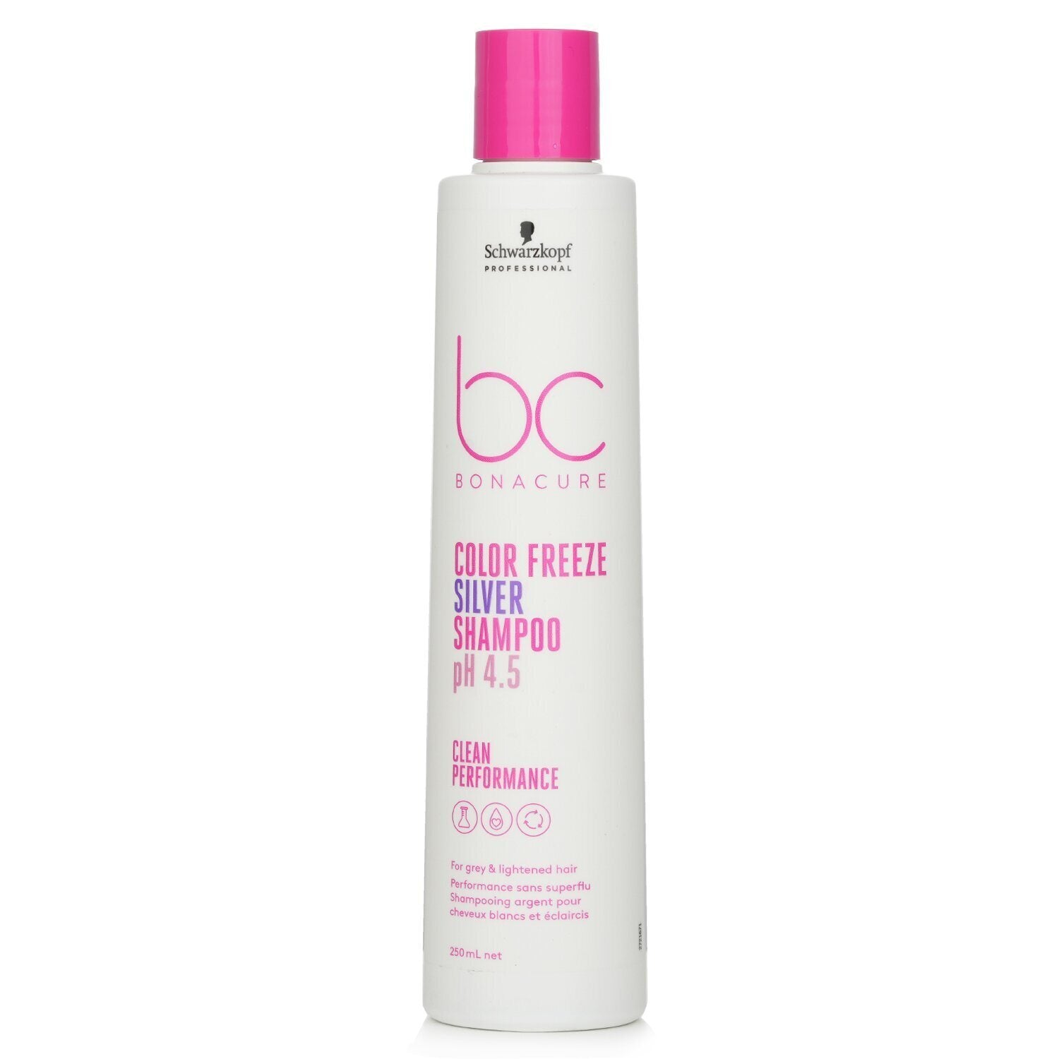 SCHWARZKOPF - BC Bonacure pH 4.5 Color Freeze Silver Shampoo (For Grey & Lightened Hair) 723472 250ml/8.45oz