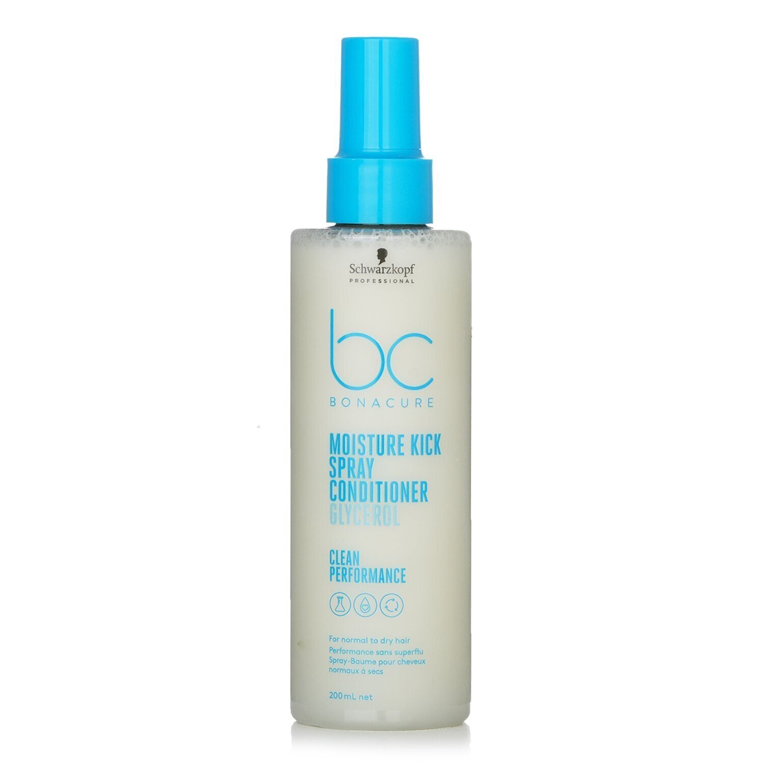 SCHWARZKOPF - BC Moisture Kick Spray Conditioner Glycerol (For Normal To DryHair) 726879 200ml/6.76oz