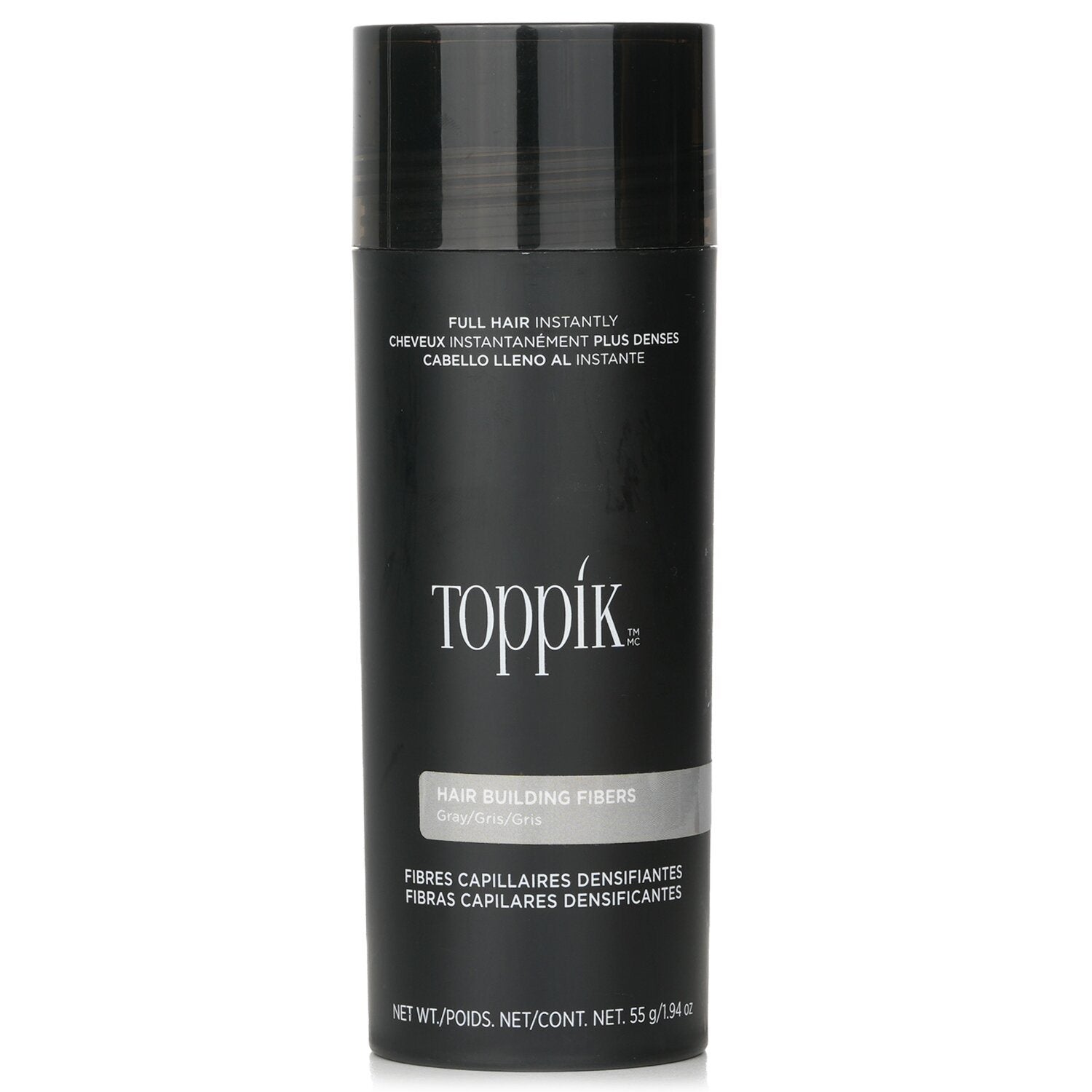 TOPPIK - Hair Building Fibers - # Gray 55g/1.94oz