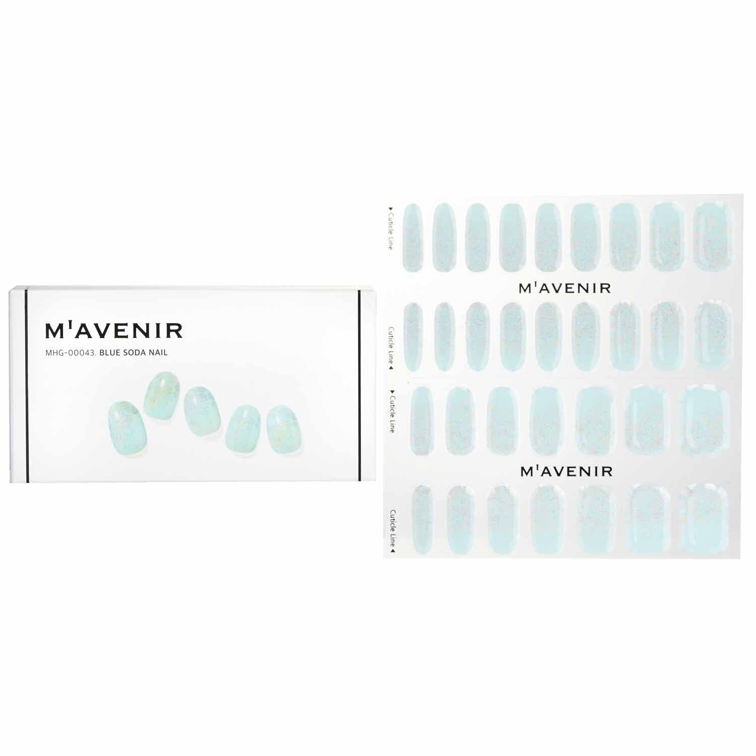 MAVENIR - Nail Sticker (Blue) - # Blue Soda Nail MHG-00043 / 027115 32pcs