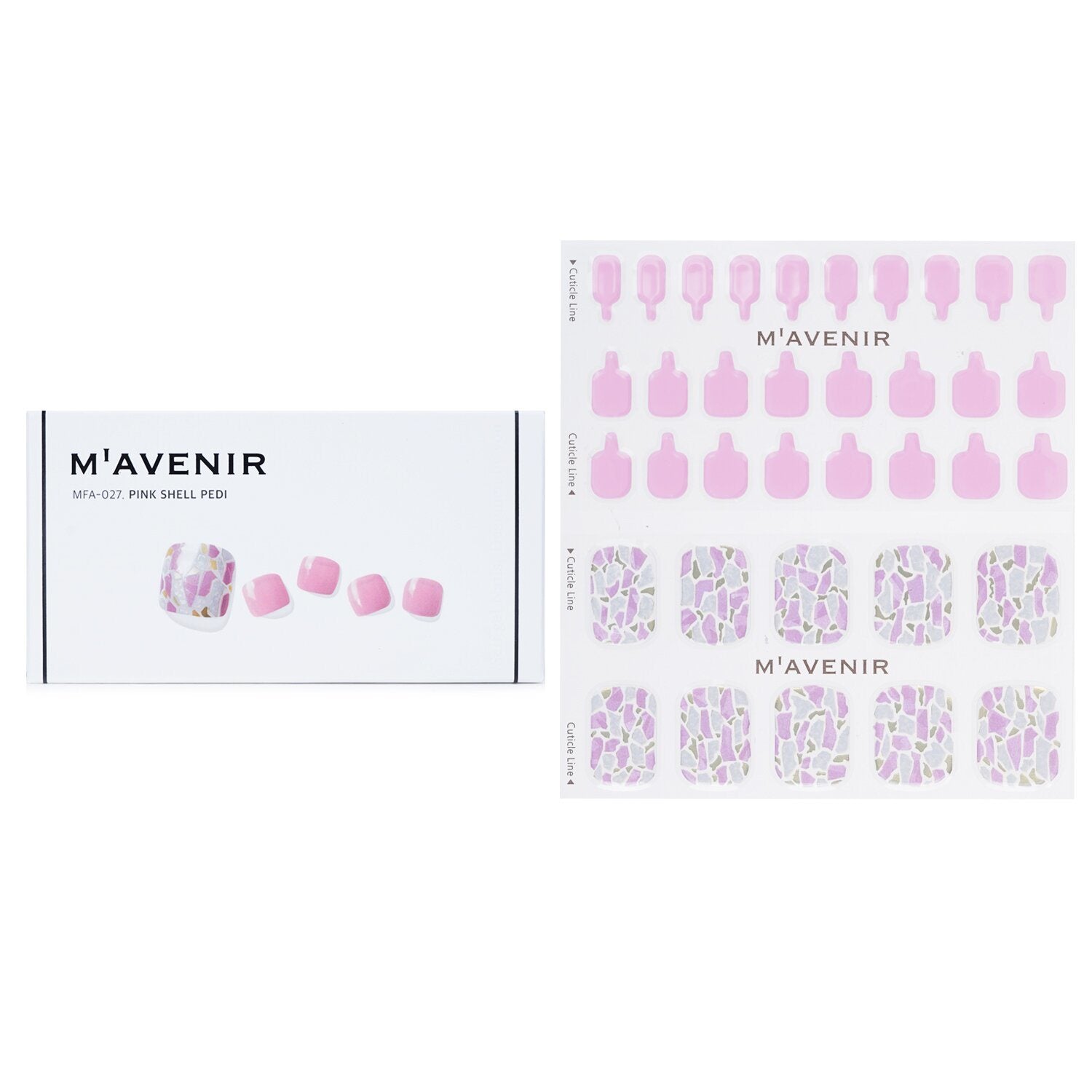 MAVENIR - Nail Sticker (Pink) - # Tear Drop Nail MHP-001 / 022448 32pcs