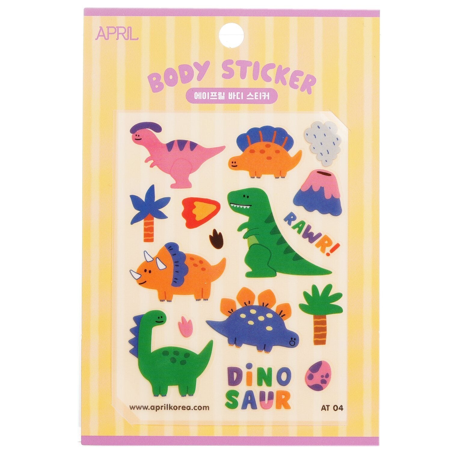 APRIL KOREA - April Body Sticker - # AT 04 042340 1pc