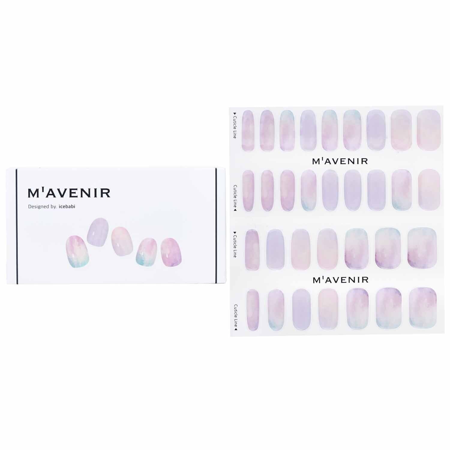 MAVENIR - Nail Sticker (Purple) - # Fantasy Nail DHA-00350 / 026606 32pcs