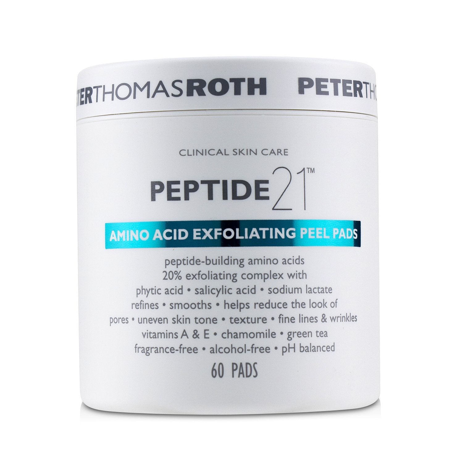 Peter Thomas Roth - Peptide 21 Amino Acid Exfoliating Peel Pads - 60pads StrawberryNet