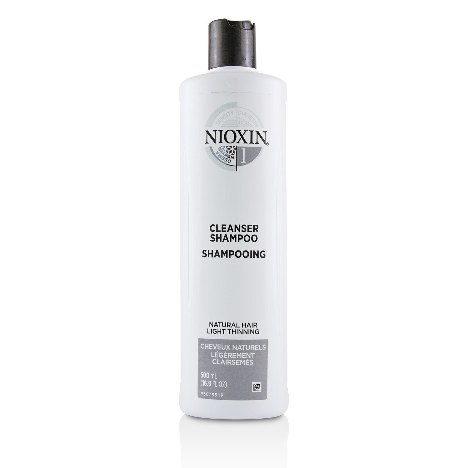 Nioxin - Derma Purifying System 1 Cleanser Shampoo (Natural Hair, Light Thinning) - 500ml/16.9oz