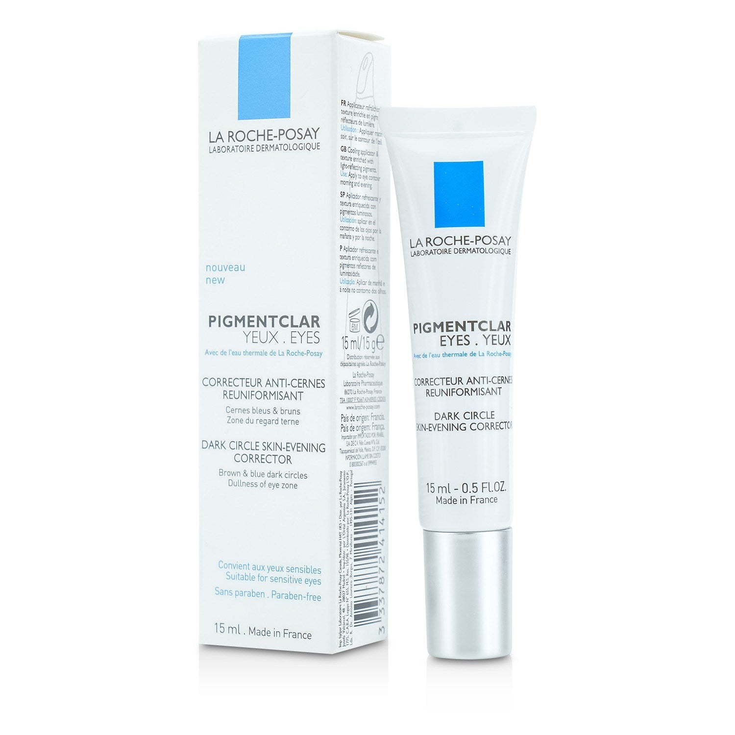 LA ROCHE POSAY - Pigmentclar Eyes Dark Circle Skin-Evening Corrector - For Sensitive Eyes 414152/M75344 15ml/0.51oz