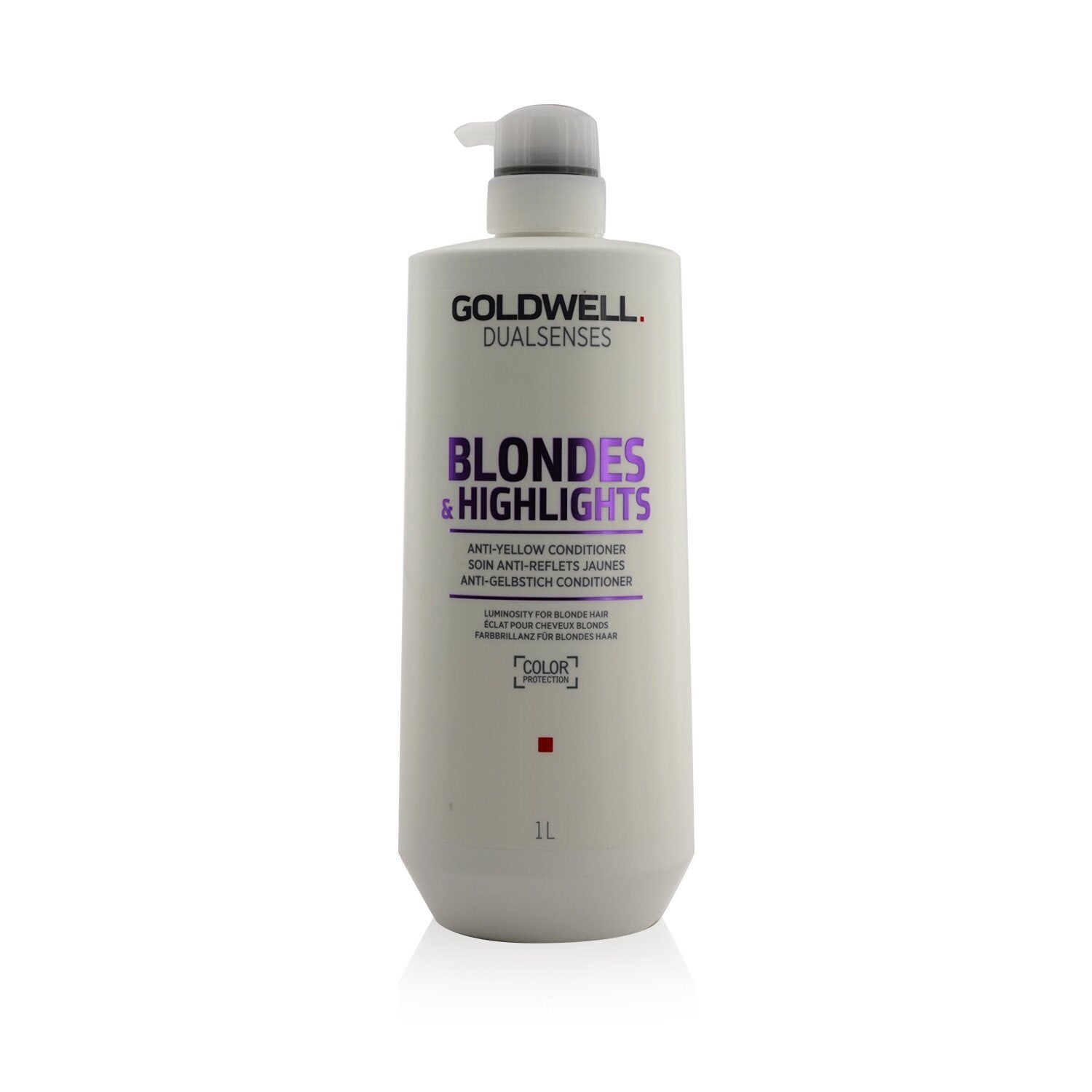 GOLDWELL - Dual Senses Blondes & Highlights Anti-Yellow Conditioner (Luminosity For Blonde Hair) 1000ml/33.8oz