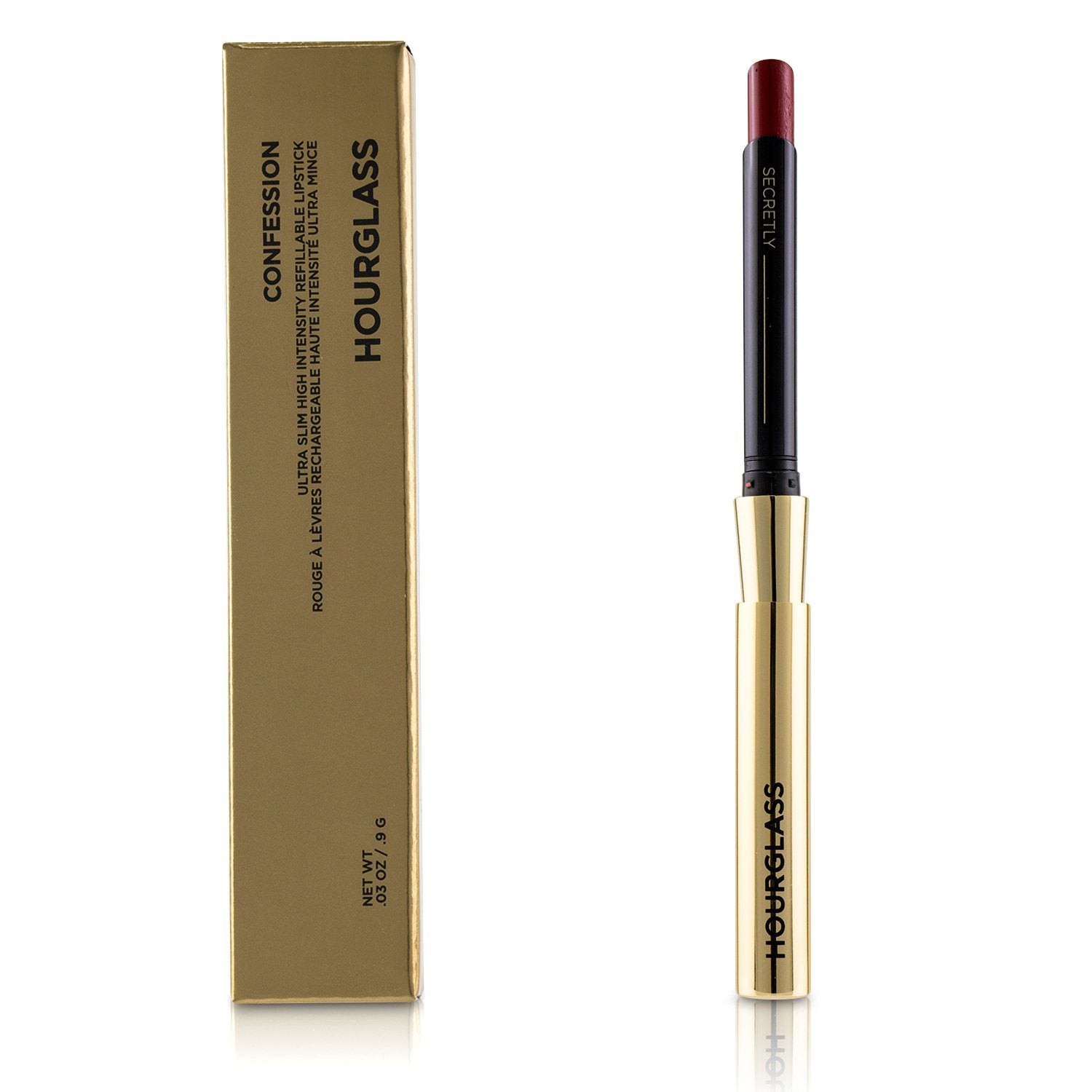 HOURGLASS - Confession Ultra Slim High Intensity Refillable Lipstick - # Secretly (Classic Red) H084420001 / 006435 0.9g/0.03oz