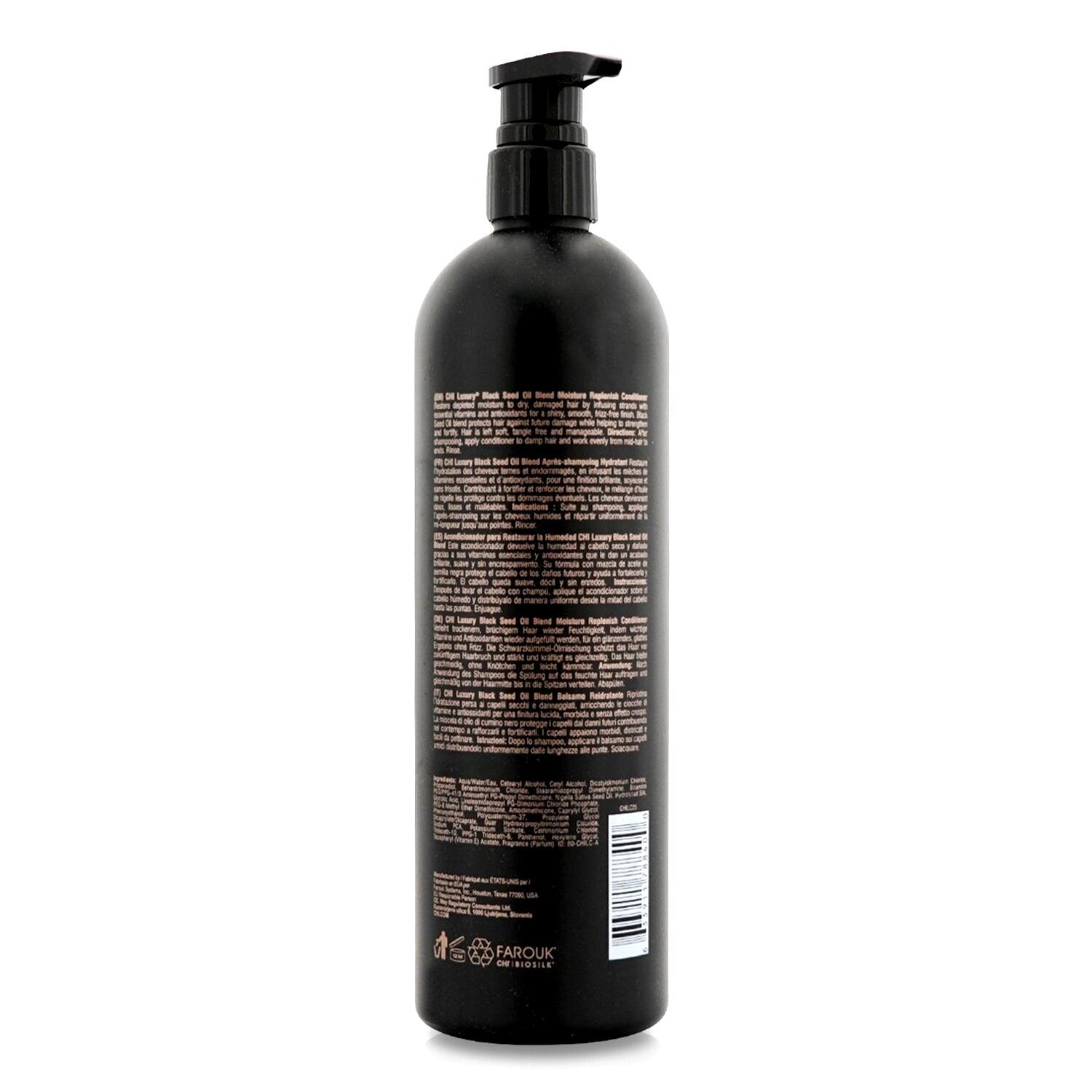 CHI - Luxury Black Seed Oil Moisture Replenish Conditioner  CHILC25 739ml/25oz