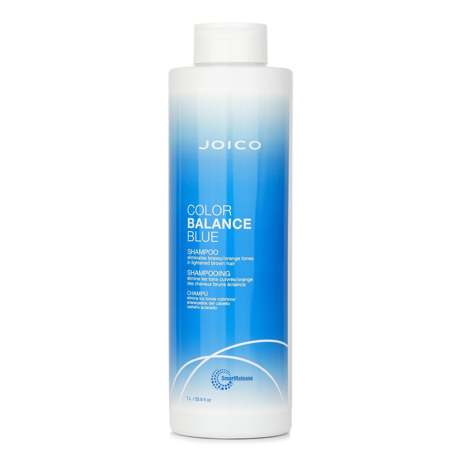 JOICO - Color Balance Blue Shampoo (Eliminates Brassy/Orange Tones on Lightened Brown Hair) J15651 1000ml/33.8oz