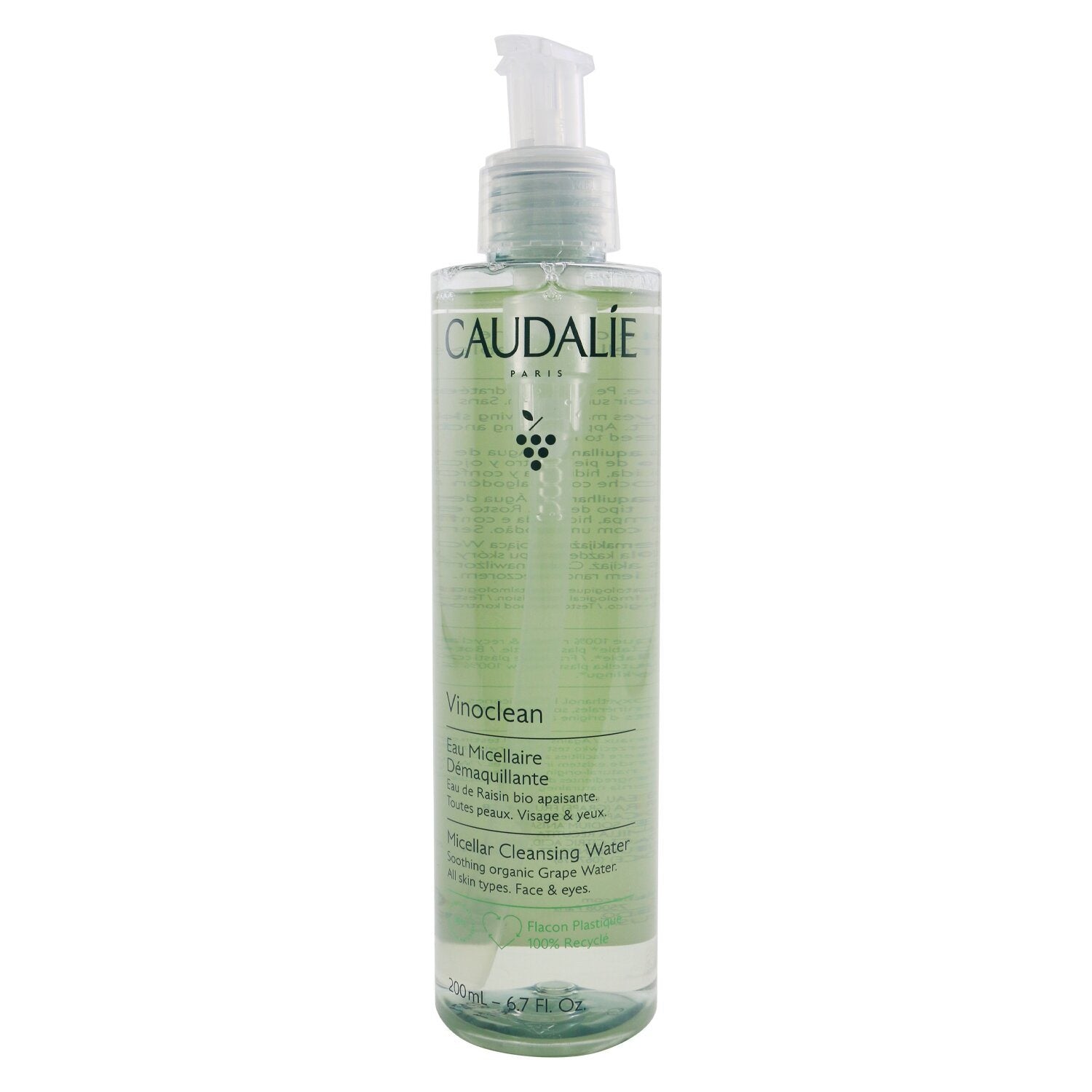 CAUDALIE - Vinoclean Micellar Cleansing Water (Face & Eyes) 00309 200ml/6.7oz