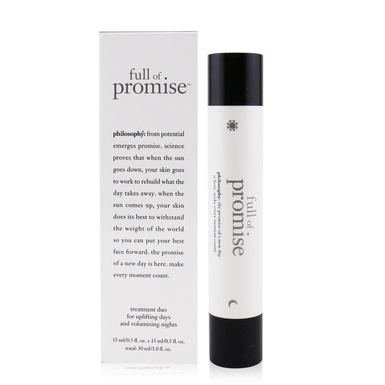 PHILOSOPHY - Full Of Promise Treatment Duo For Uplifting Days & Voluminizing Nights 530331 30ml/1oz