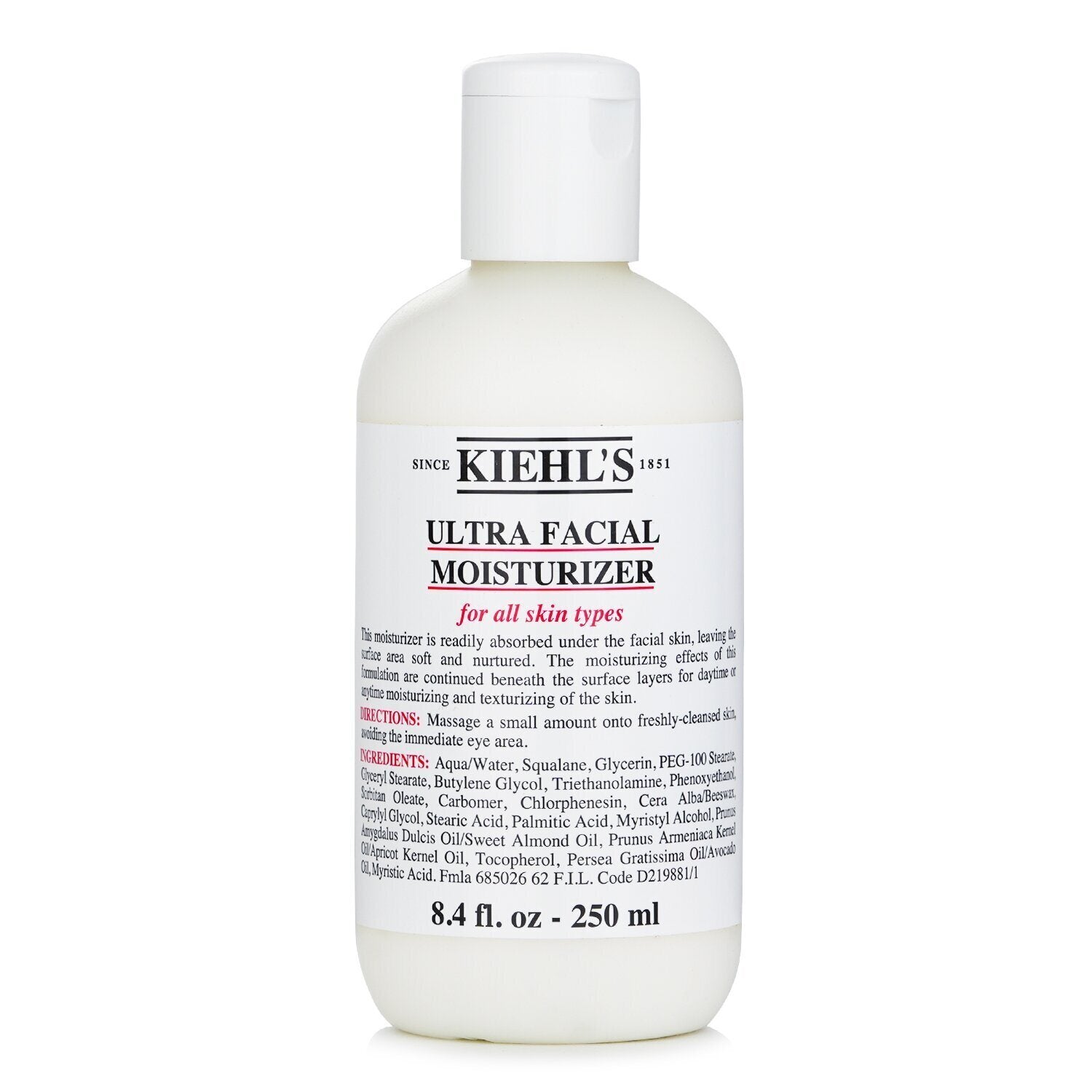 KIEHL'S - Ultra Facial Moisturizer - For All Skin Types 70053/S10921 250ml/8.4oz