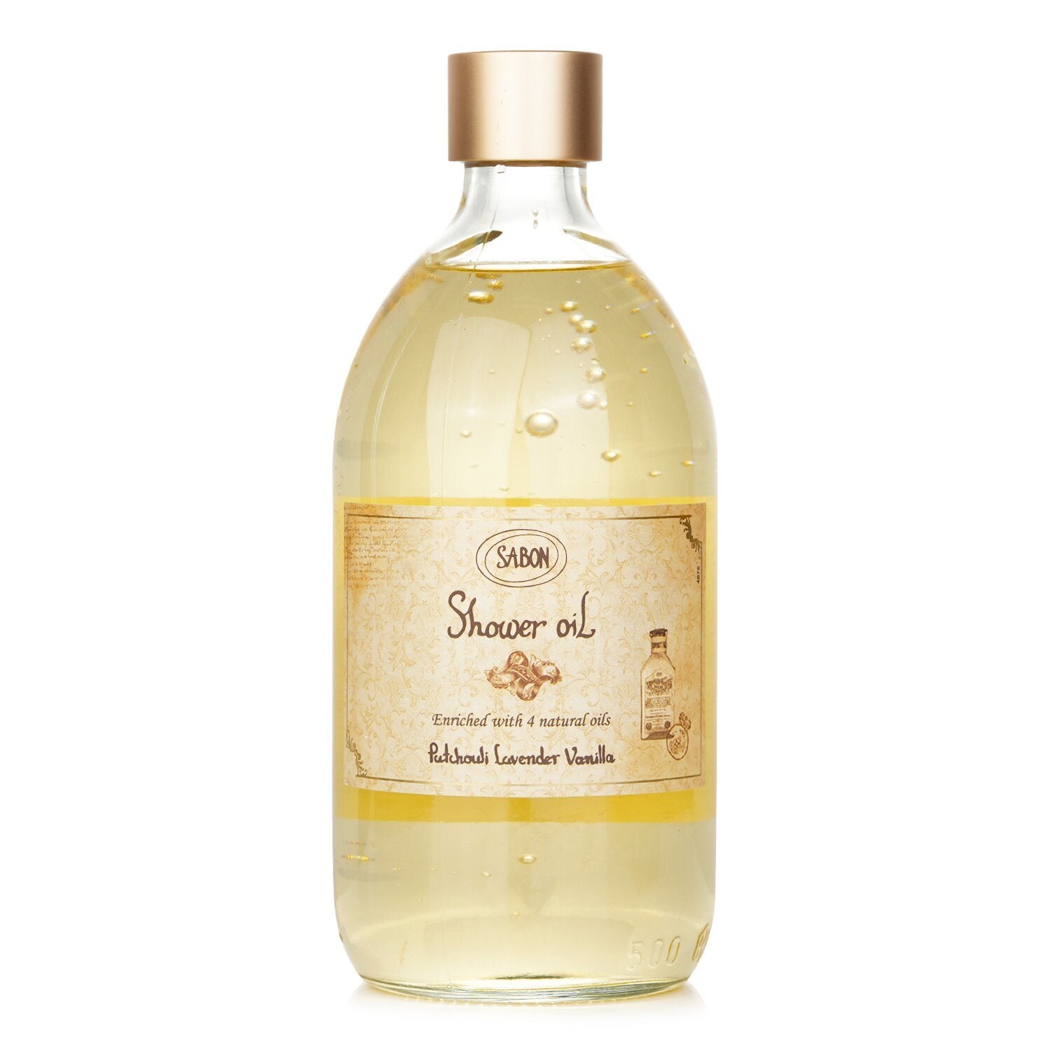 SABON - Shower Oil - Patchouli Lanvender Vanilla 800114/222764 500ml/17.59oz