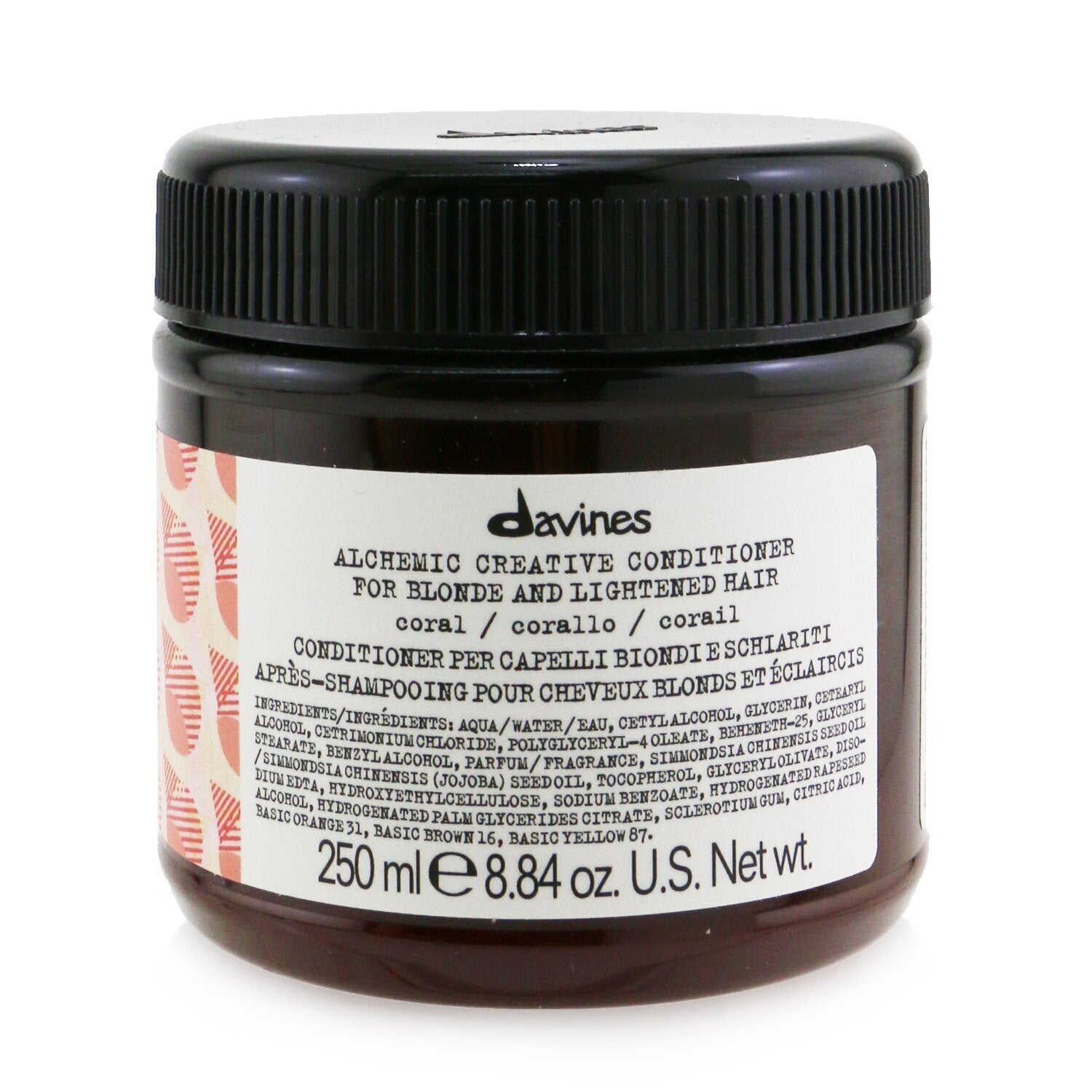 DAVINES - Alchemic Creative Conditioner - # Coral (For Blonde and Lightened Hair) 250ml/8.84oz