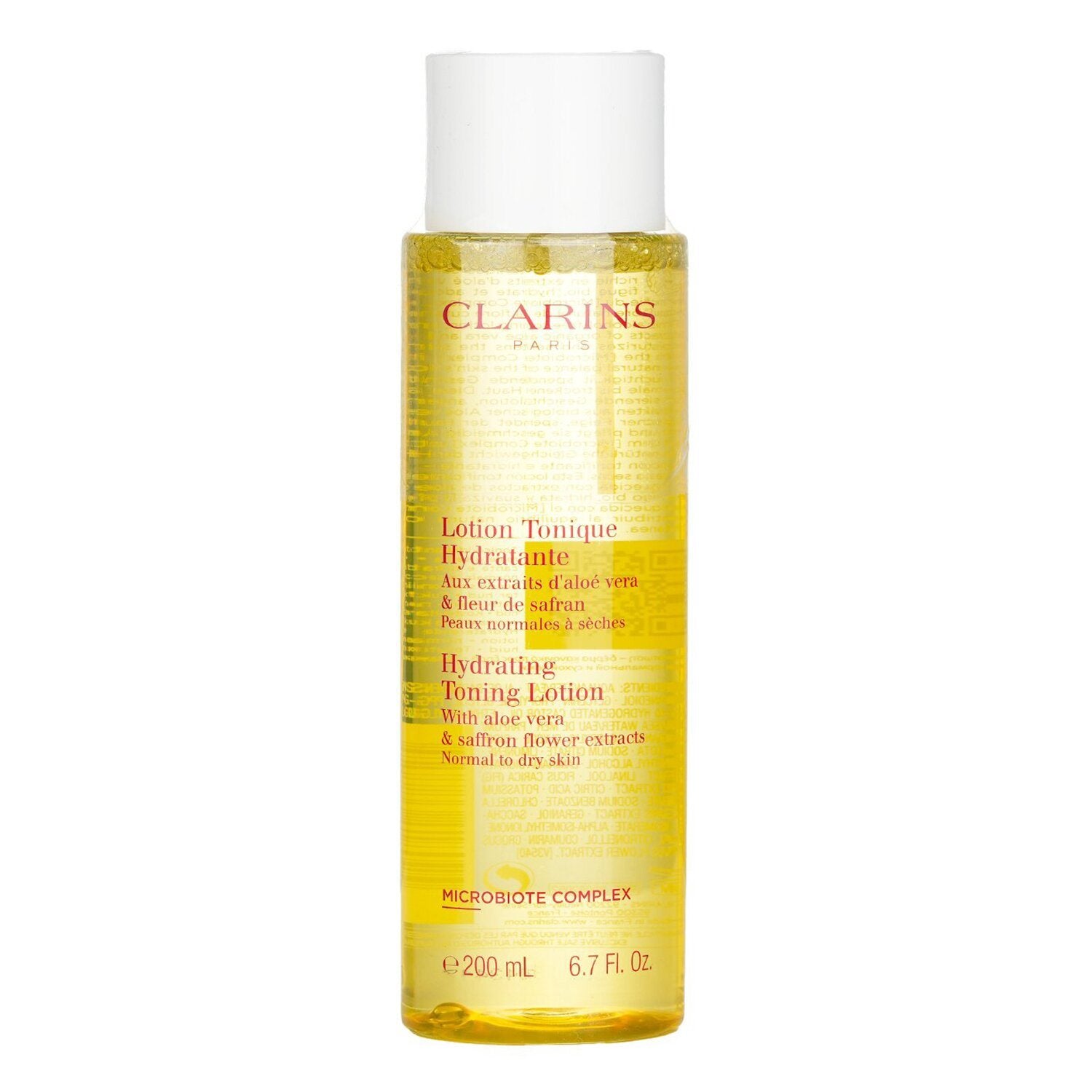 CLARINS - Hydrating Toning Lotion with Aloe Vera & Saffron Flower Extracts - Normal to Dry Skin 37882/80062052 200ml/6.7oz