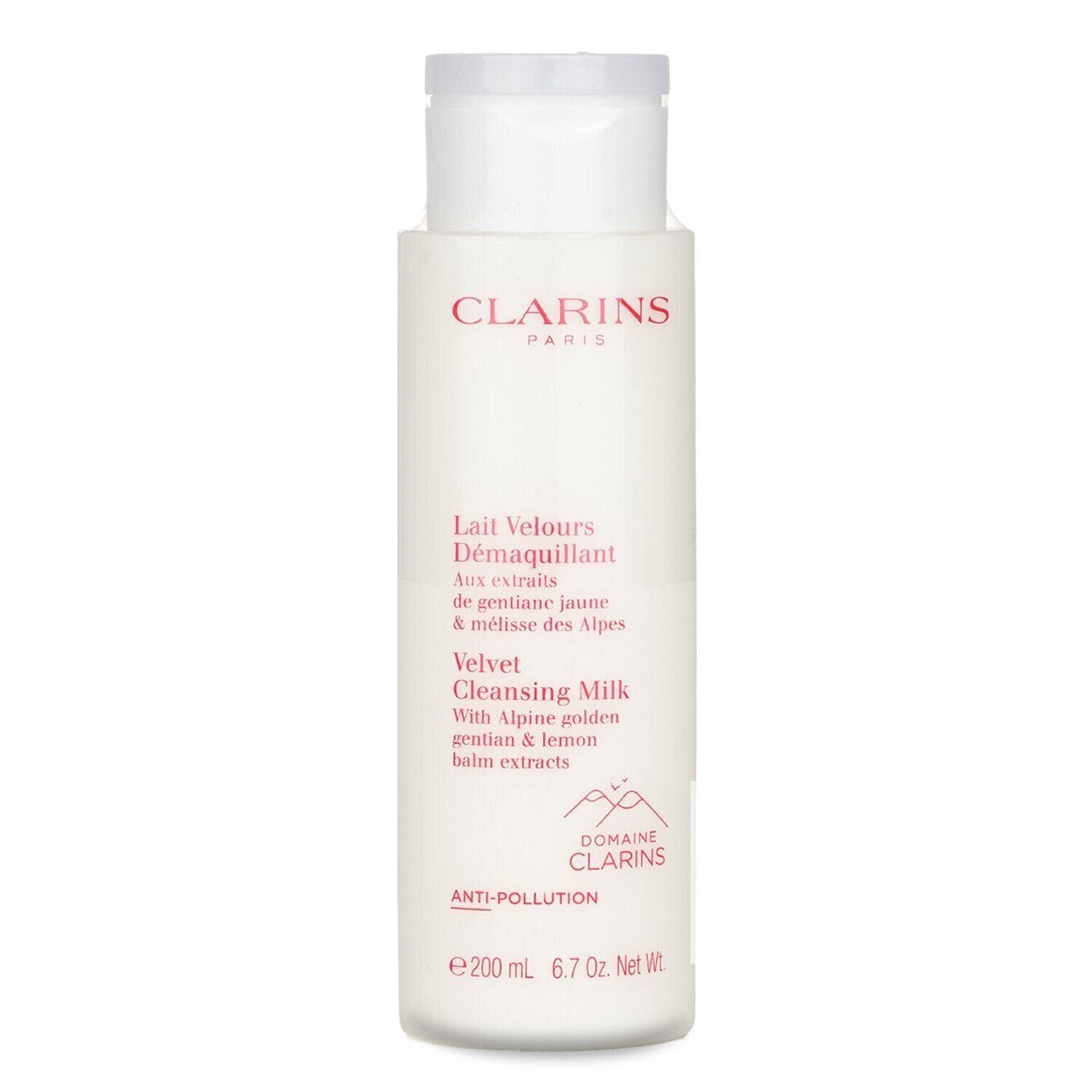 CLARINS - Velvet Cleansing Milk with Alpine Golden Gentian & Lemon Balm Extracts 37879/80062049 200ml/6.7oz