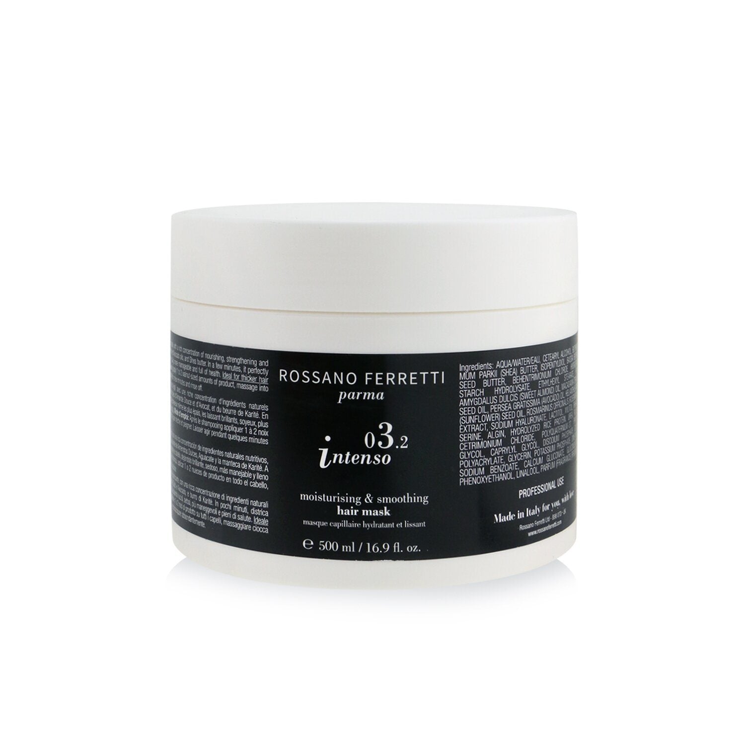 Intenso 03.2 Moisturising &amp; Smoothing Hair Mask (Salon Product)