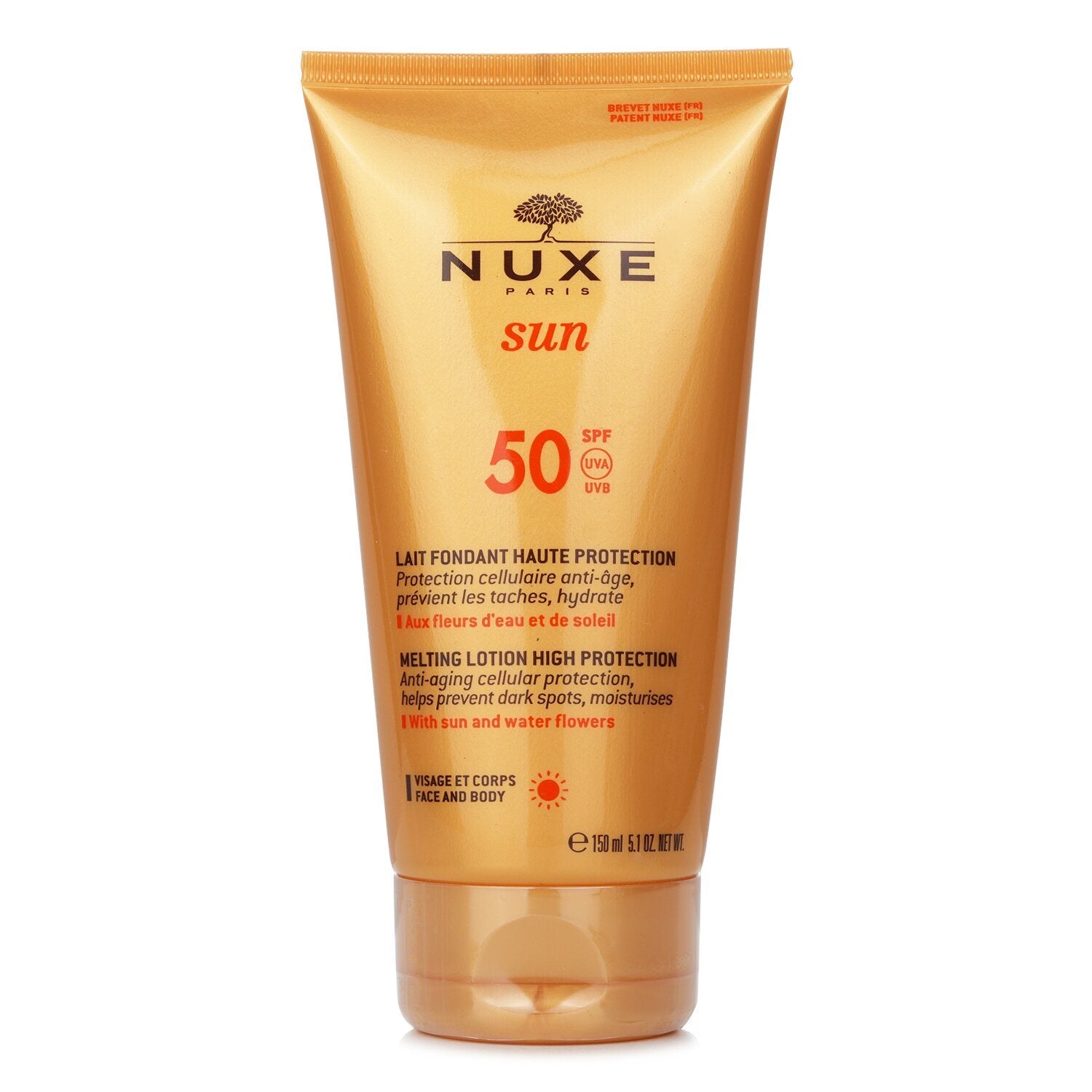 NUXE - Sun Melting Lotion High Protection SPF50 (For Face & Body) 028878 150ml/5.1oz