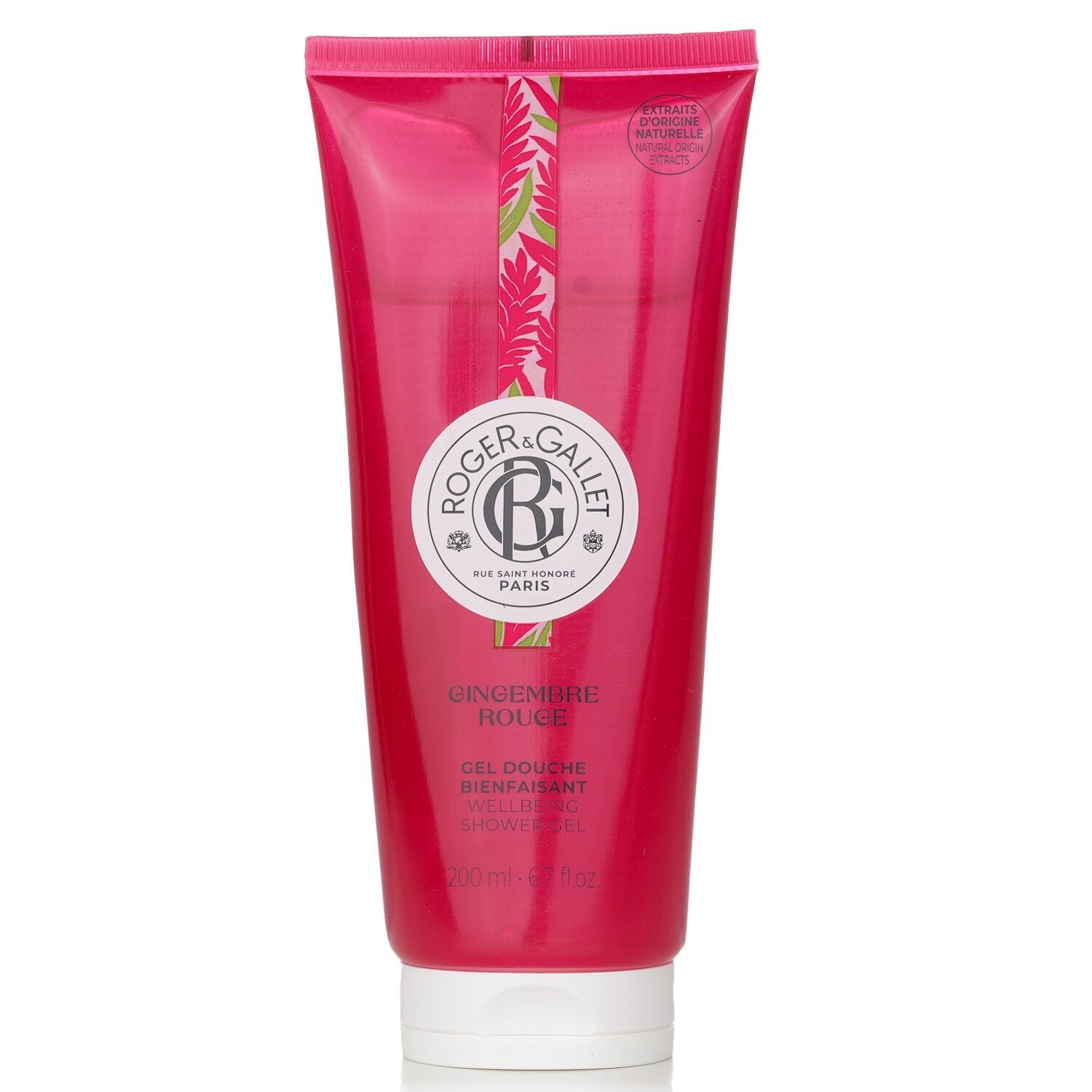 ROGER & GALLET - Gingembre Rouge Wellbeing Shower Gel 908096 200ml/6.7oz