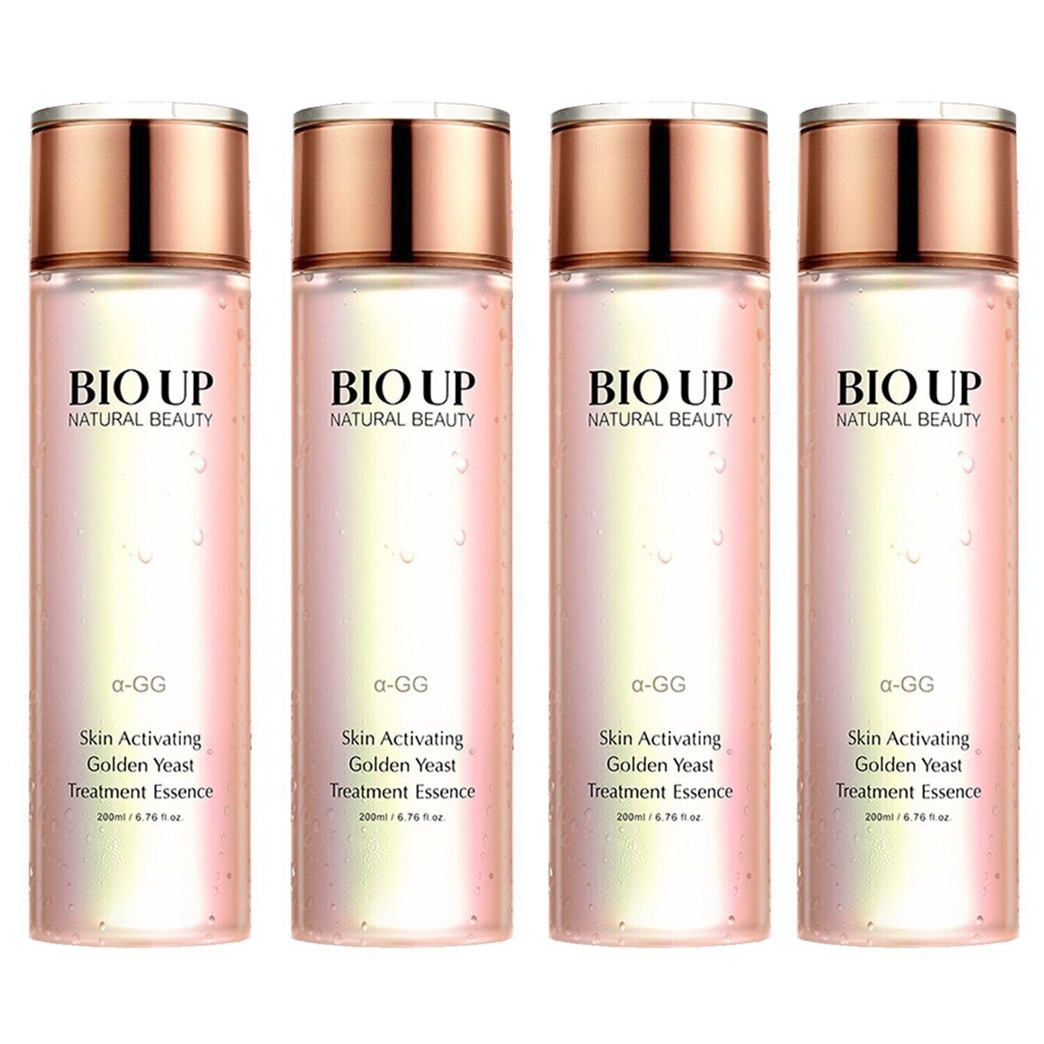 NATURAL BEAUTY - 4x BIO UP a-GG Golden Yeast Skin Activating Treatment Essence(Exp. Date: 11/2024) 4x 200ml/6.76oz